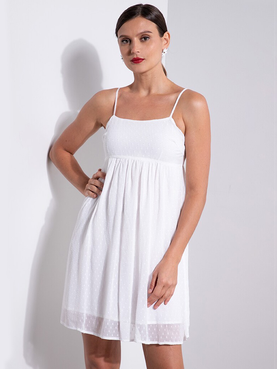 

ZALORA OCCASION Women White Strappy Empire Dress