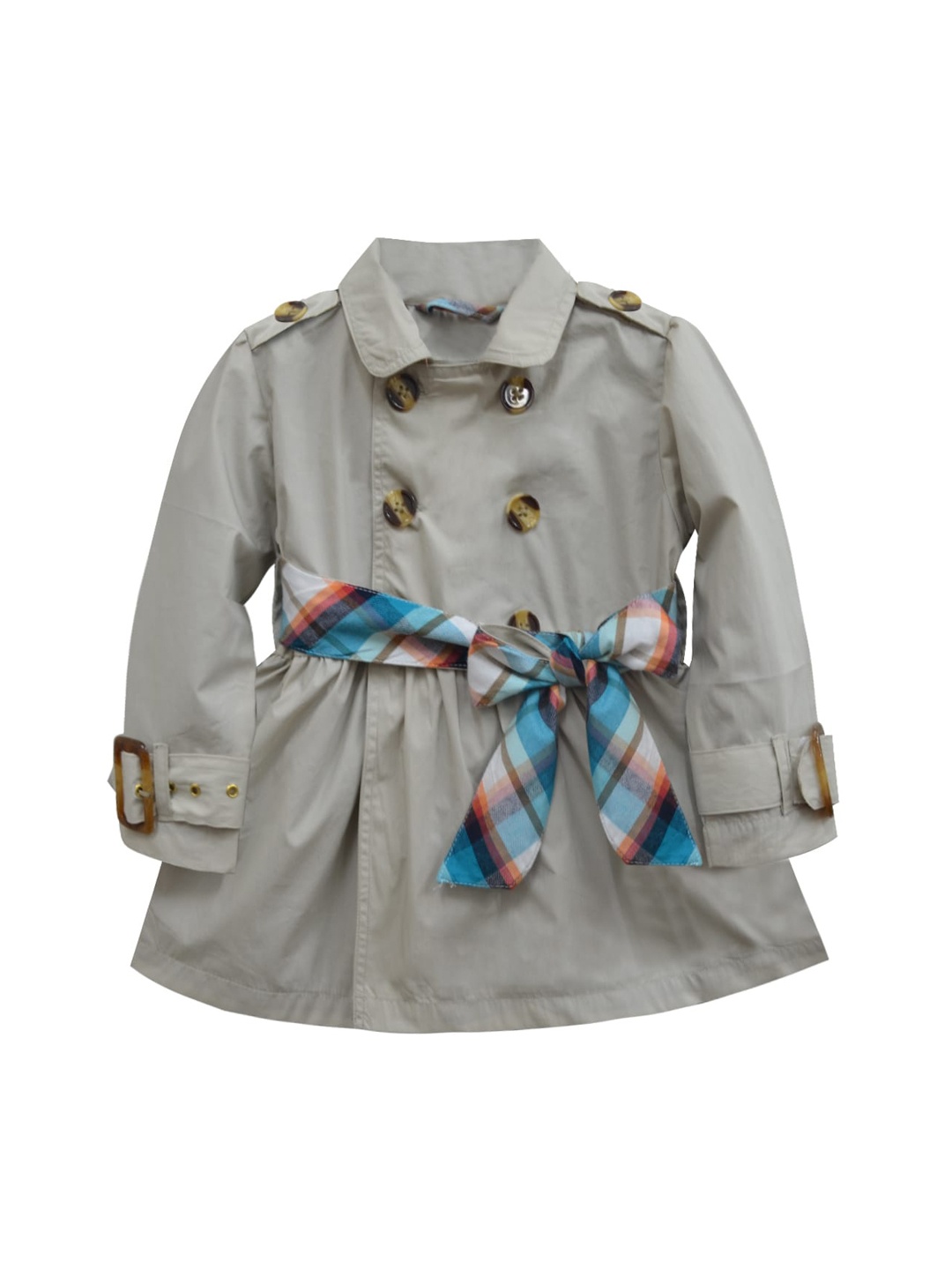 

A.T.U.N. Girls Cream Trench Coat