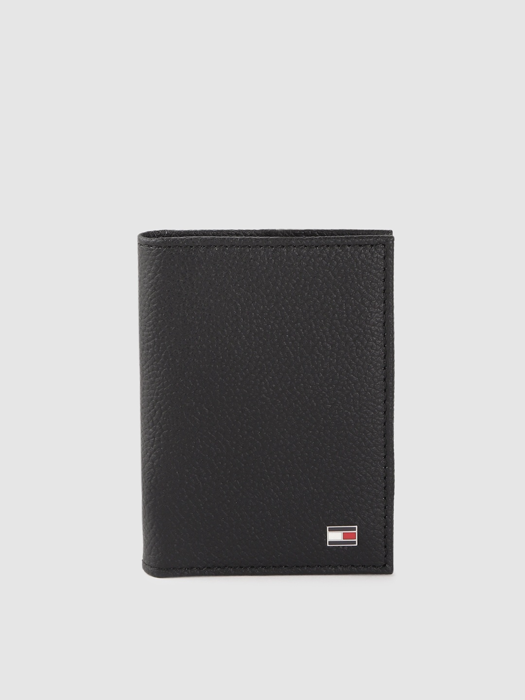 

Tommy Hilfiger Men Black Solid Leather Card Holder