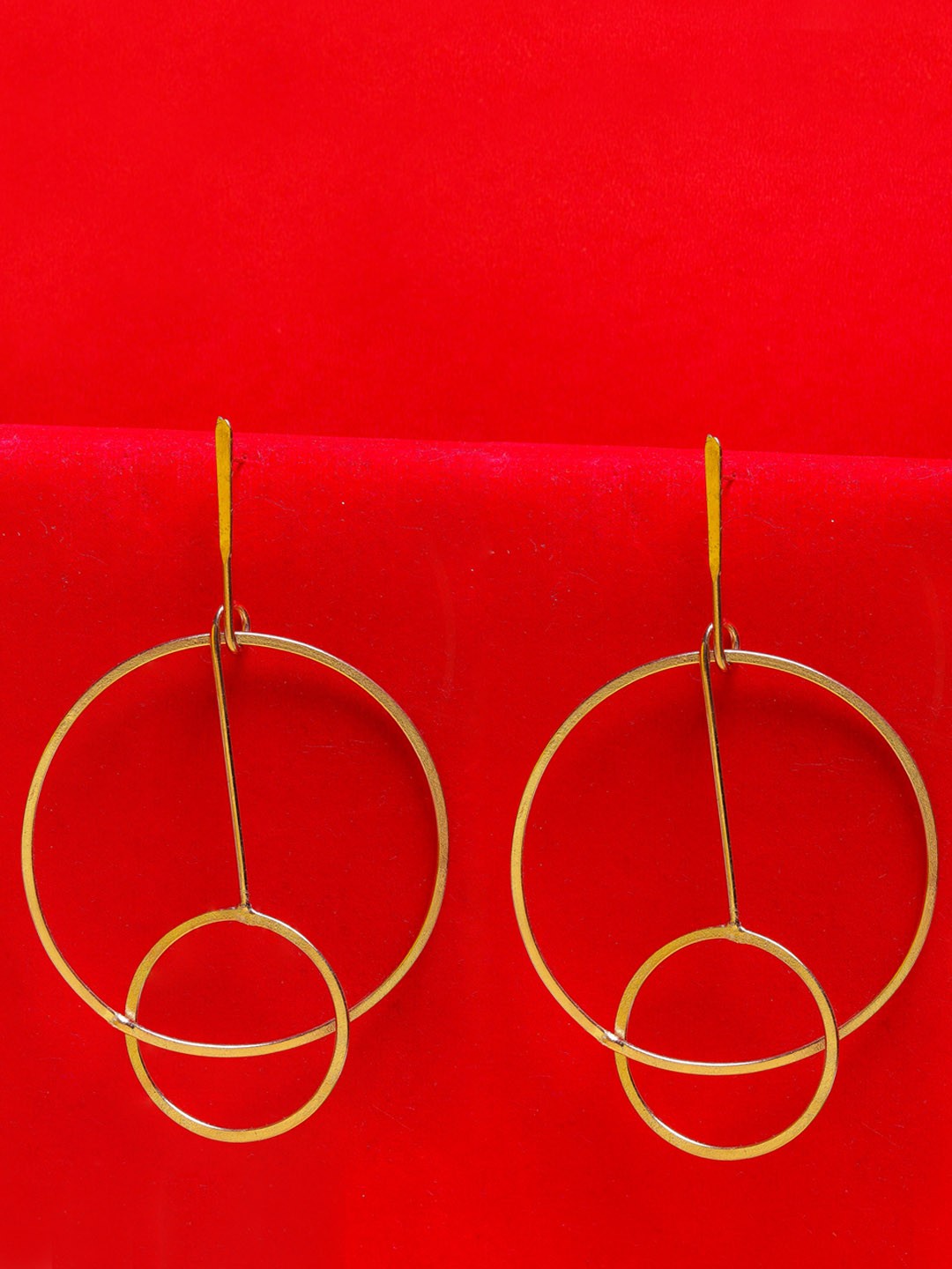 

DIVA WALK EXCLUSIVE Rose Gold Contemporary Hoop Earrings