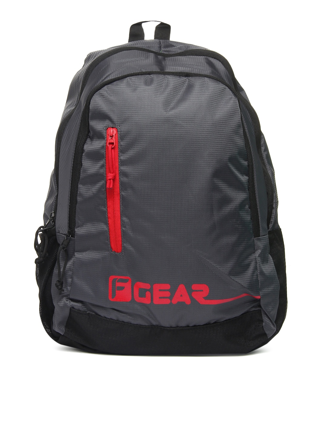 

F Gear Unisex Grey & Red Bi Frost Backpack