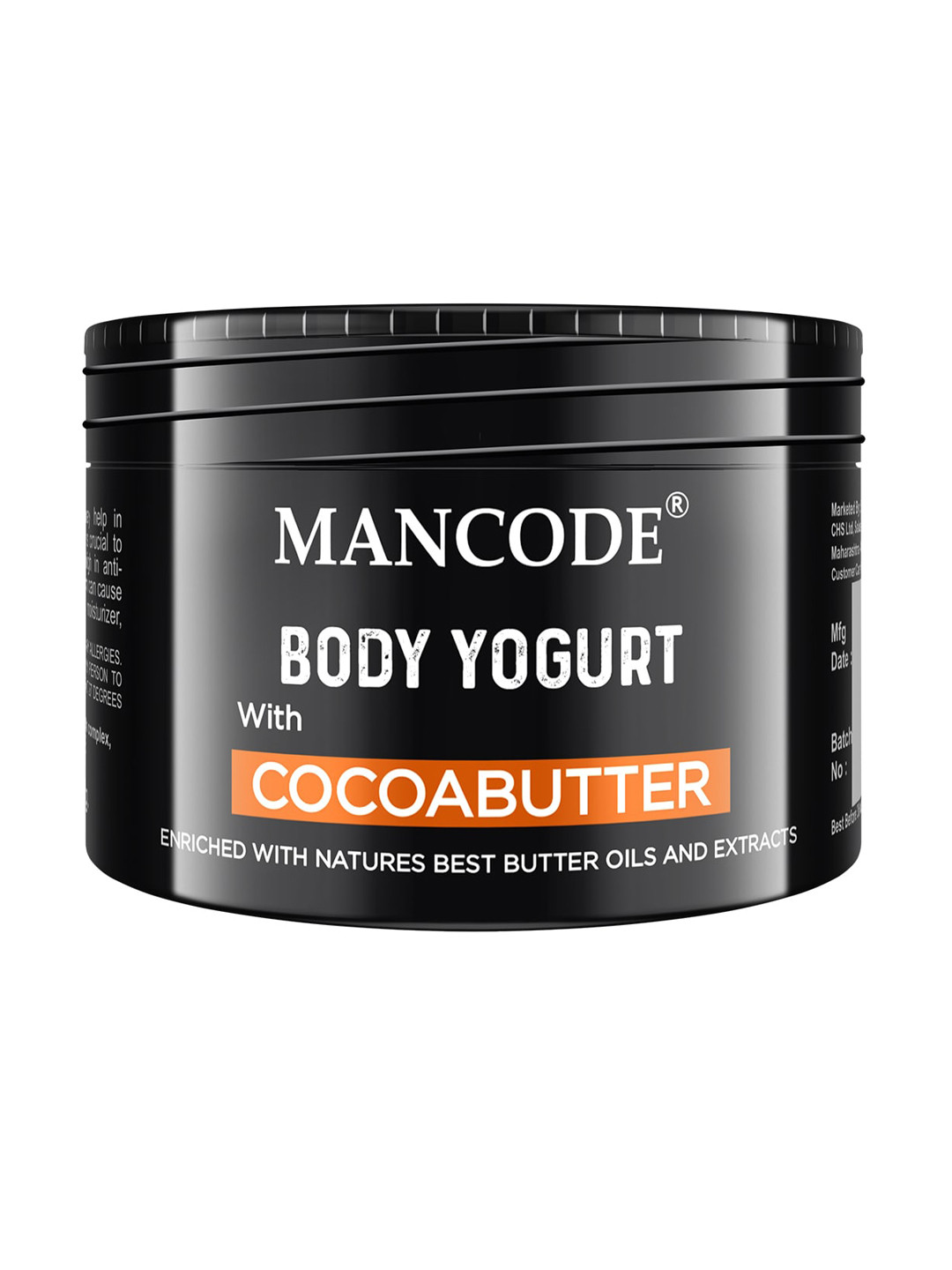 

MANCODE Black Shea Butter Body Yogurt 250Gm