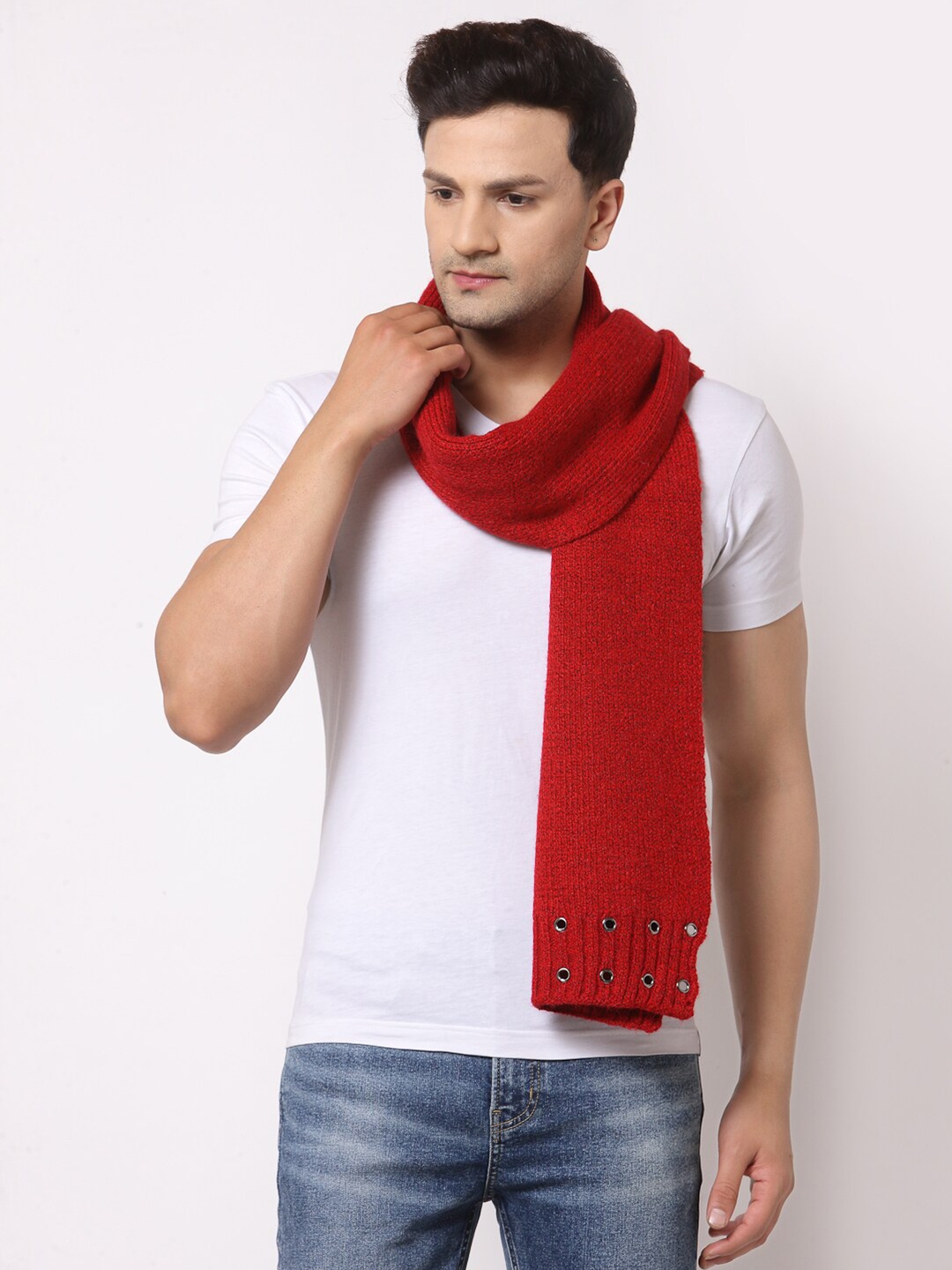 

Calvadoss Men Red Stole