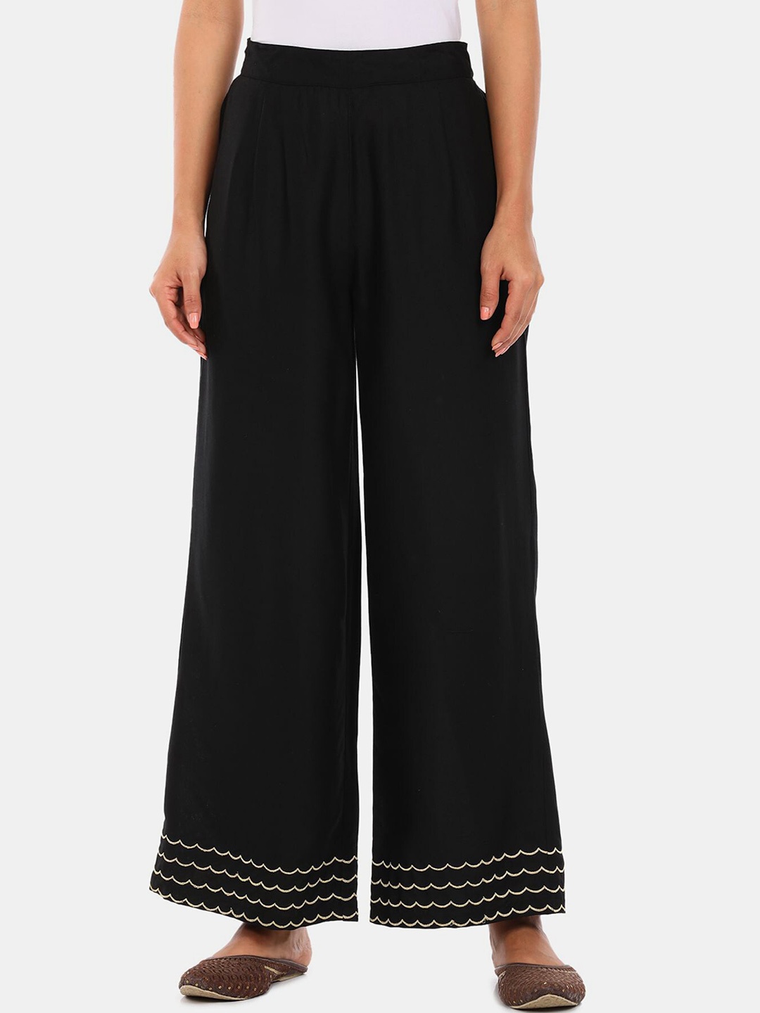 

Karigari Women Black Palazzos