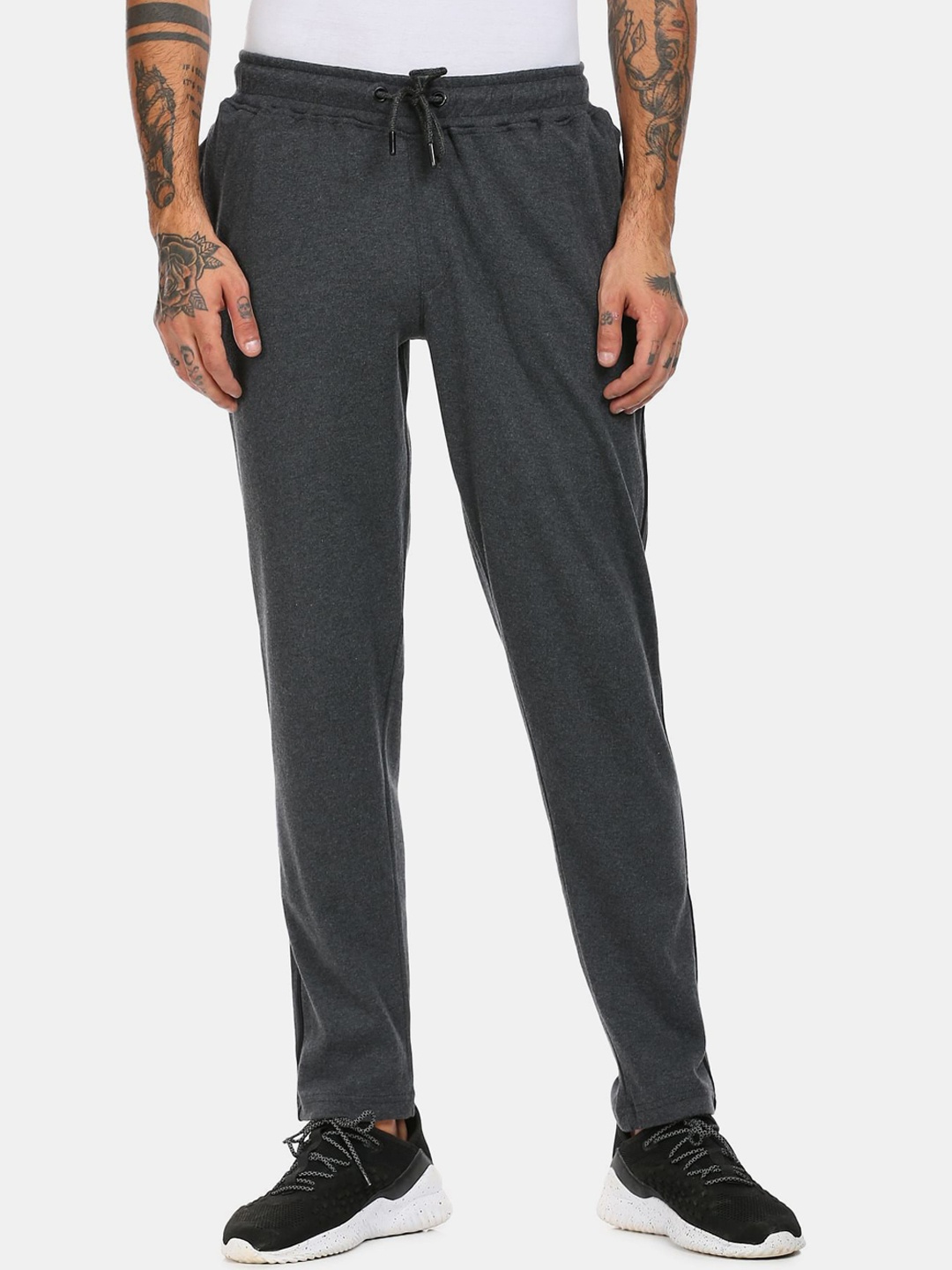 

Colt Men Charcoal Grey Solid Track Pants