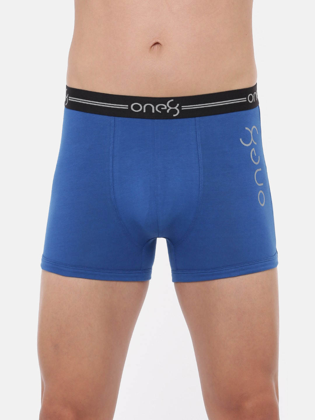 

one8 by Virat Kohli Men Blue Solid Cotton Trunks 230