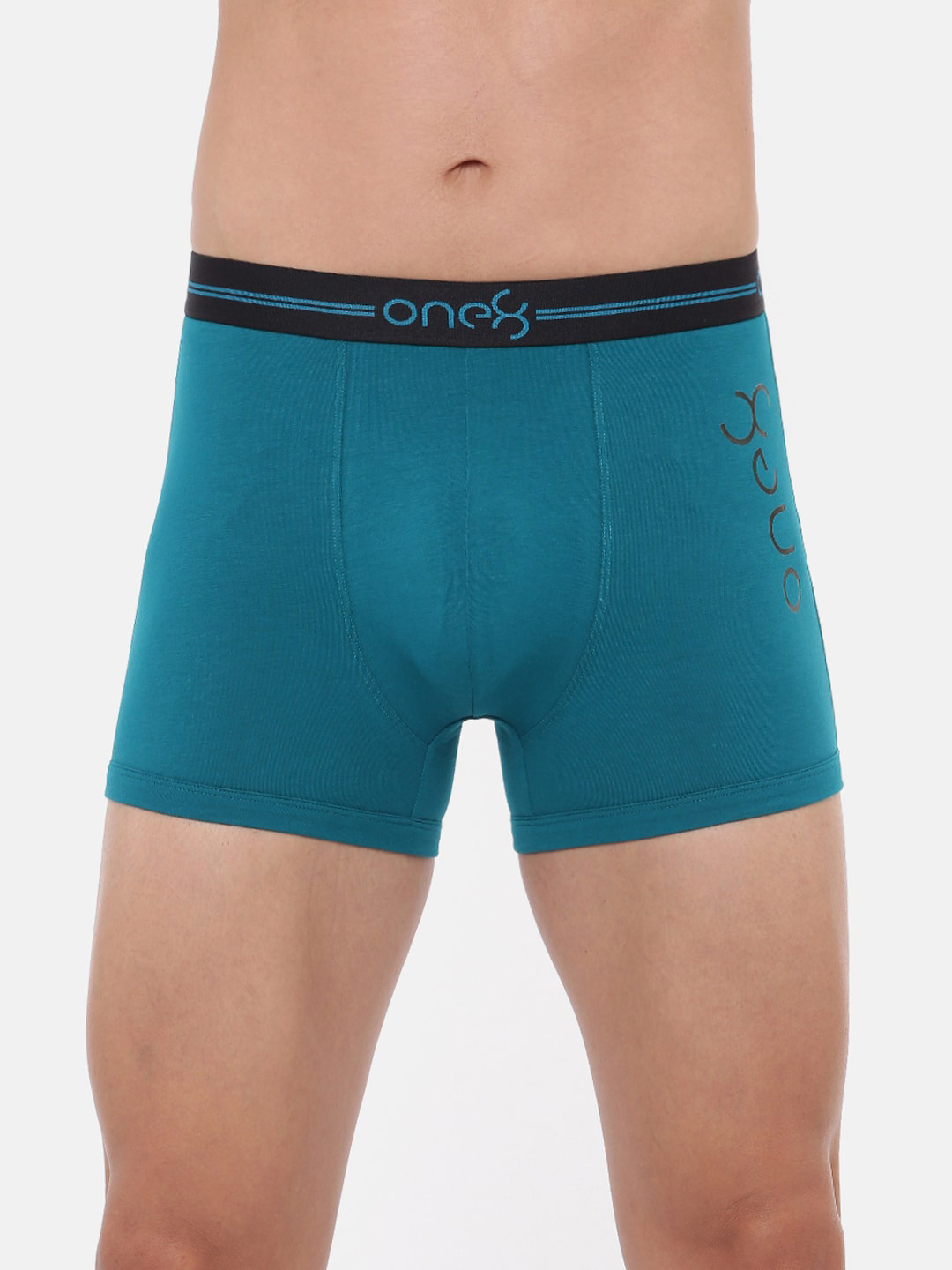 

one8 by Virat Kohli Men Green Solid Cotton Trunks 230-SEAGREEN-S