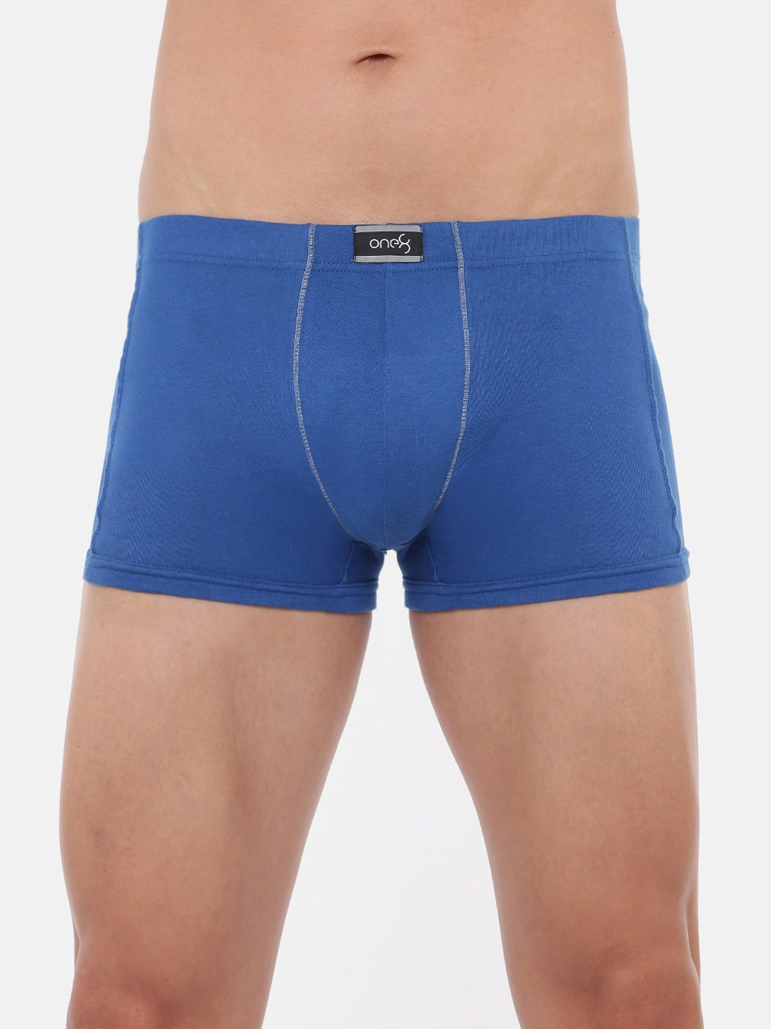 

one8 by Virat Kohli Men Blue Solid Cotton Trunk 127-RBLUE-S