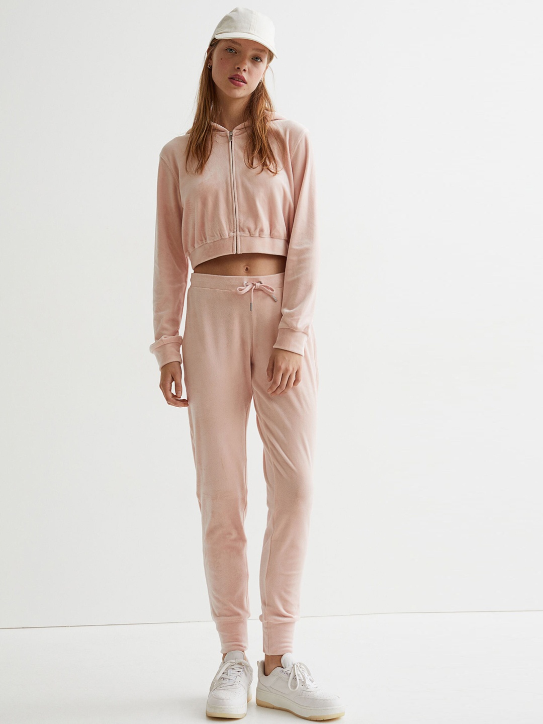 

H&M Women Rose Velour Joggers