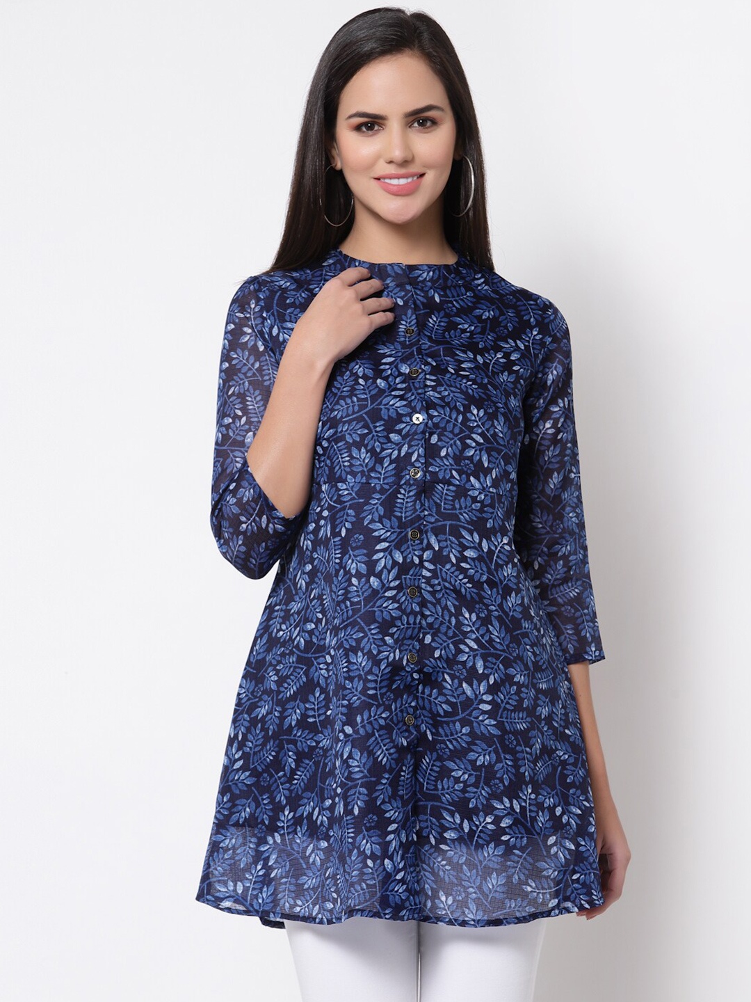 

Myshka Blue Printed Tunic