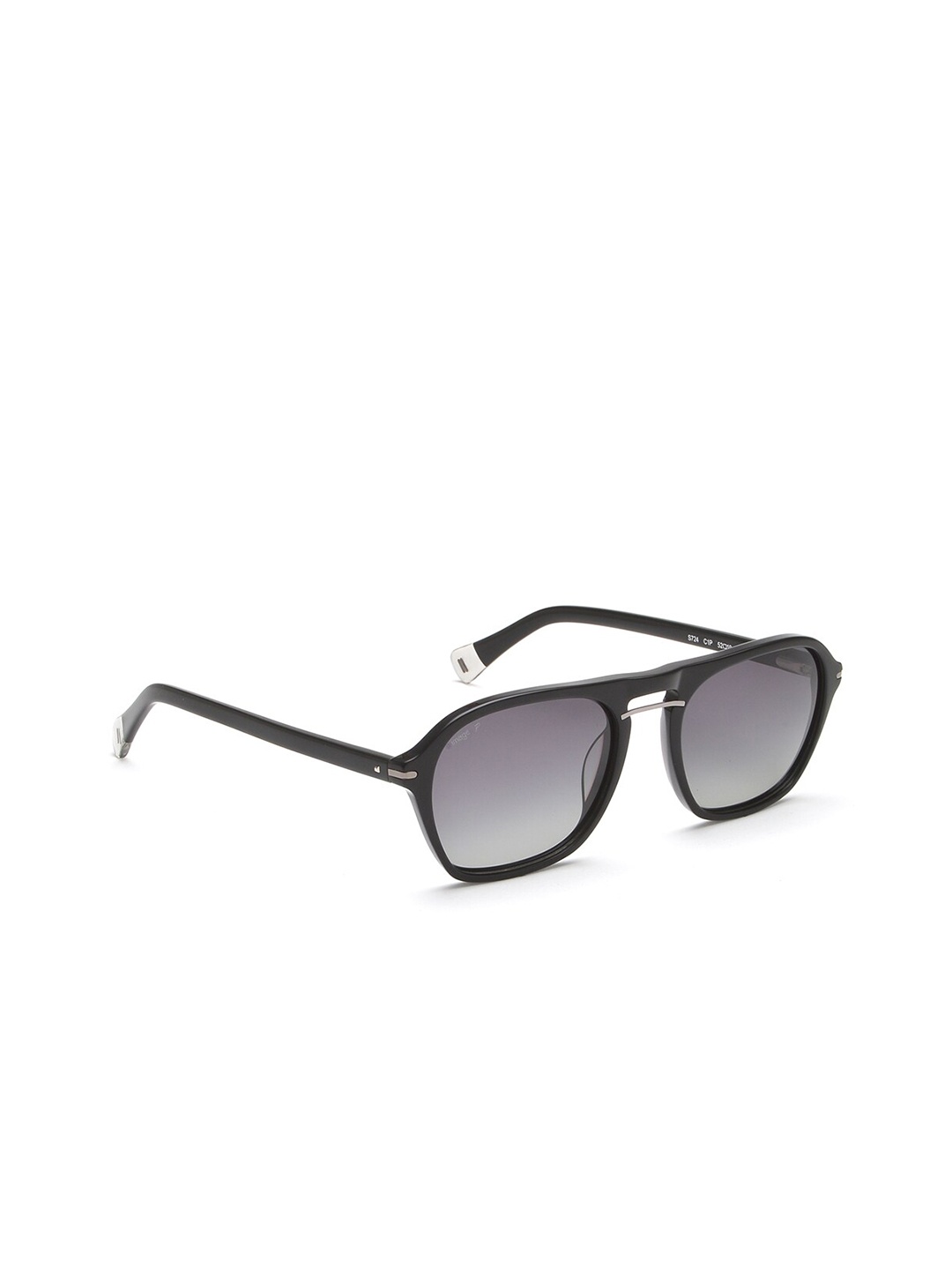 

Image Men Black Lens & Black Square Sunglasses with Polarised Lens
