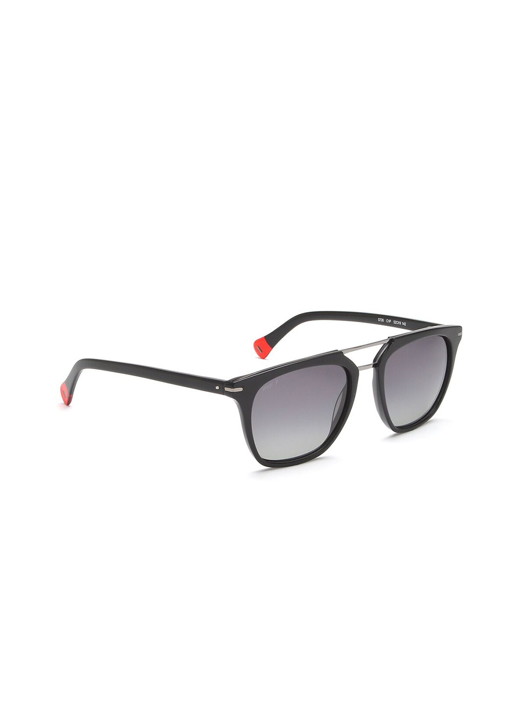 

Image Men Black & Grey Polarised Square Sunglasses IMS726C1PSG