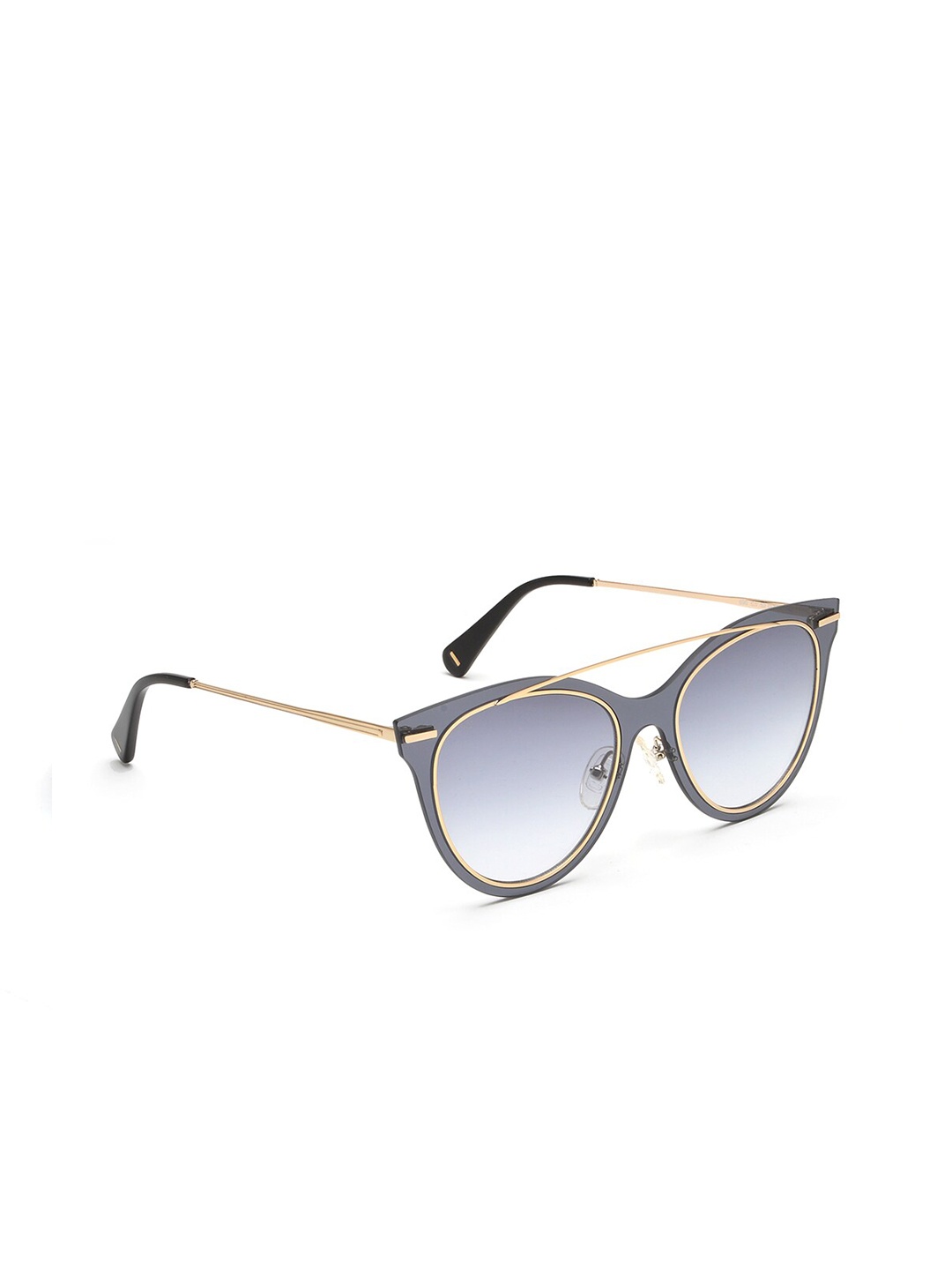 

Image Women Grey Lens & Gunmetal-Toned Cateye Sunglasses IMS690C1SG