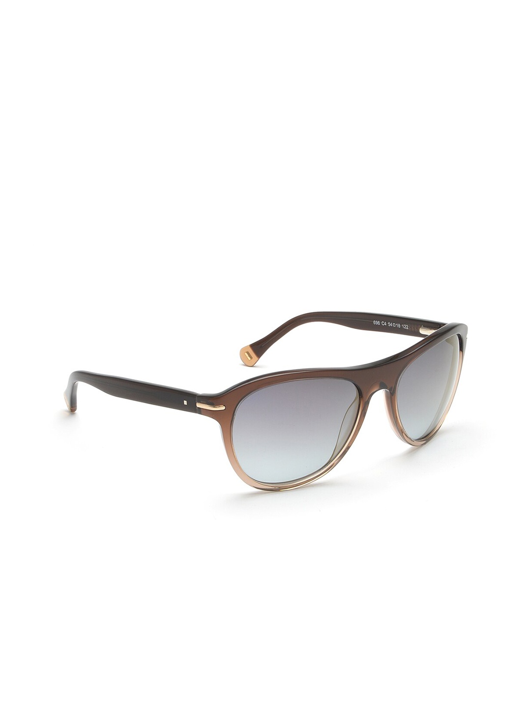 

Image Men Grey Lens & Brown Aviator Sunglasses IMS696C4SG