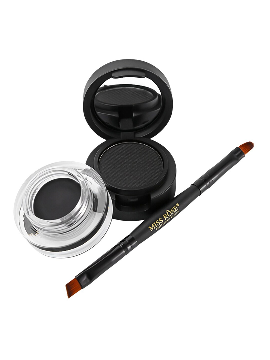 

MISS ROSE Black 2 In 1 Gel Eyeliner With Kajal 7402-037H - 20 gm