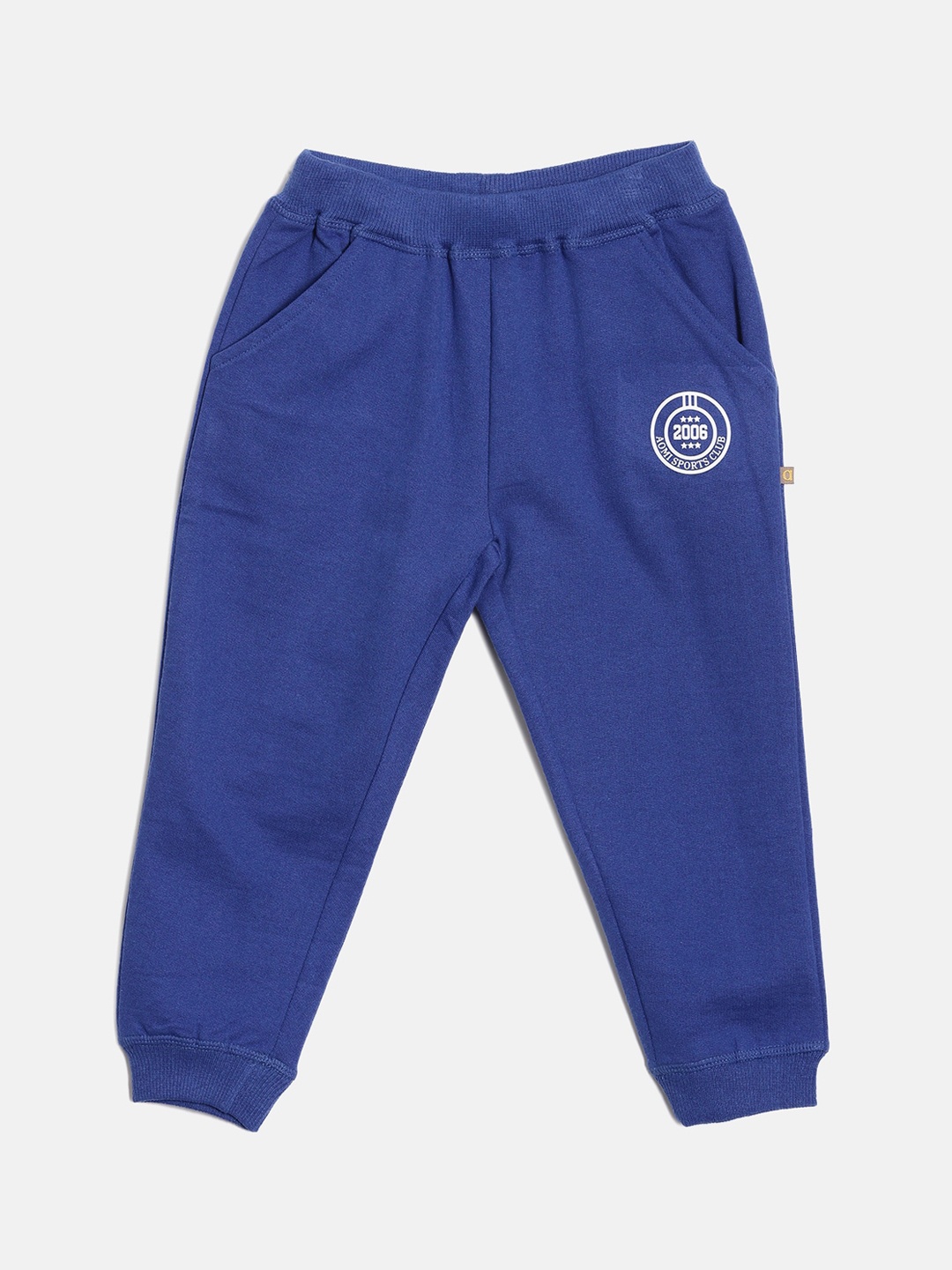 

Aomi Boys Blue Solid Jogger