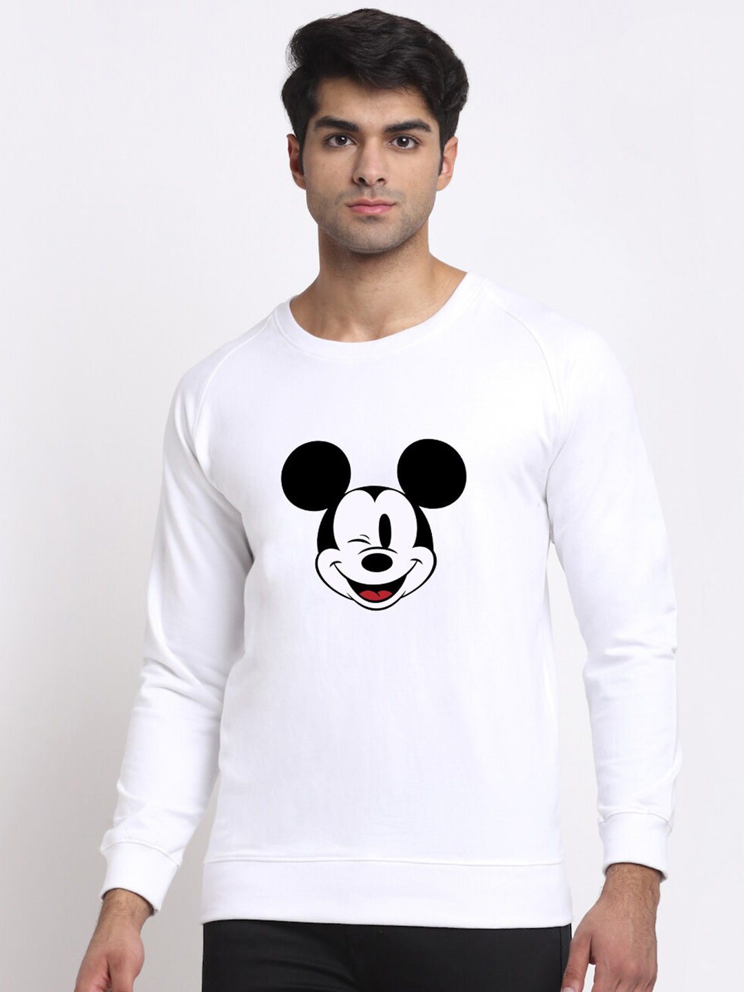 

Friskers Men White Sweatshirt