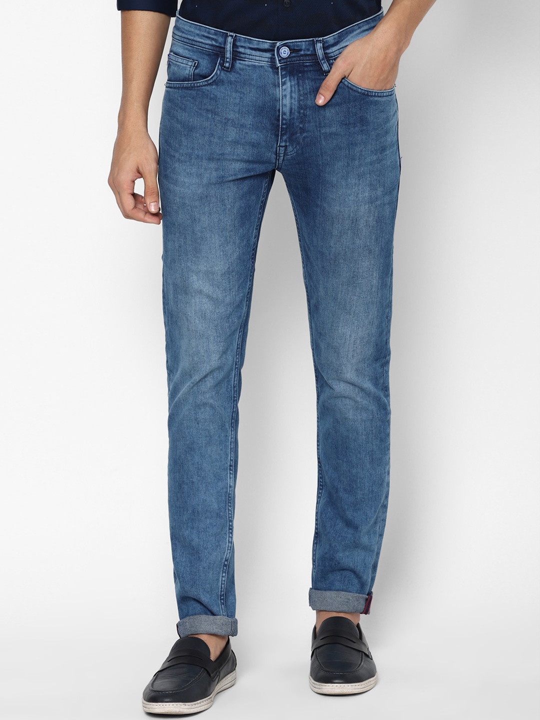 

Allen Solly Men Blue Skinny Fit Heavy Fade Jeans