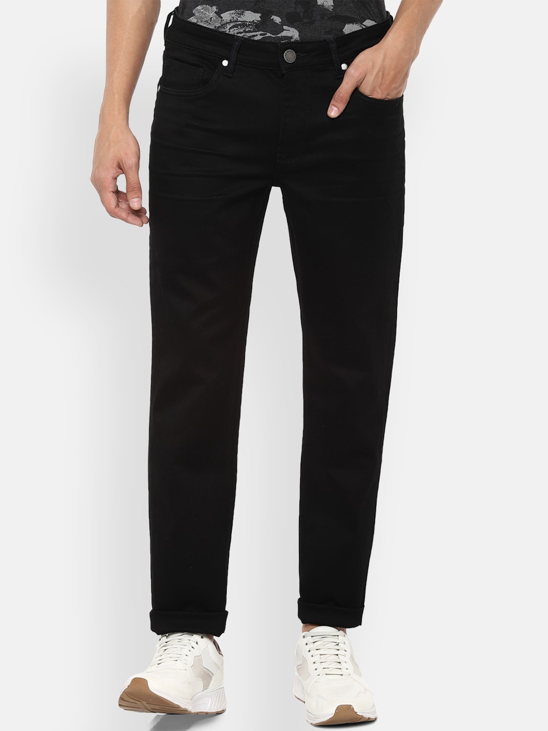 

Louis Philippe Jeans Men Black Slim Fit Jeans
