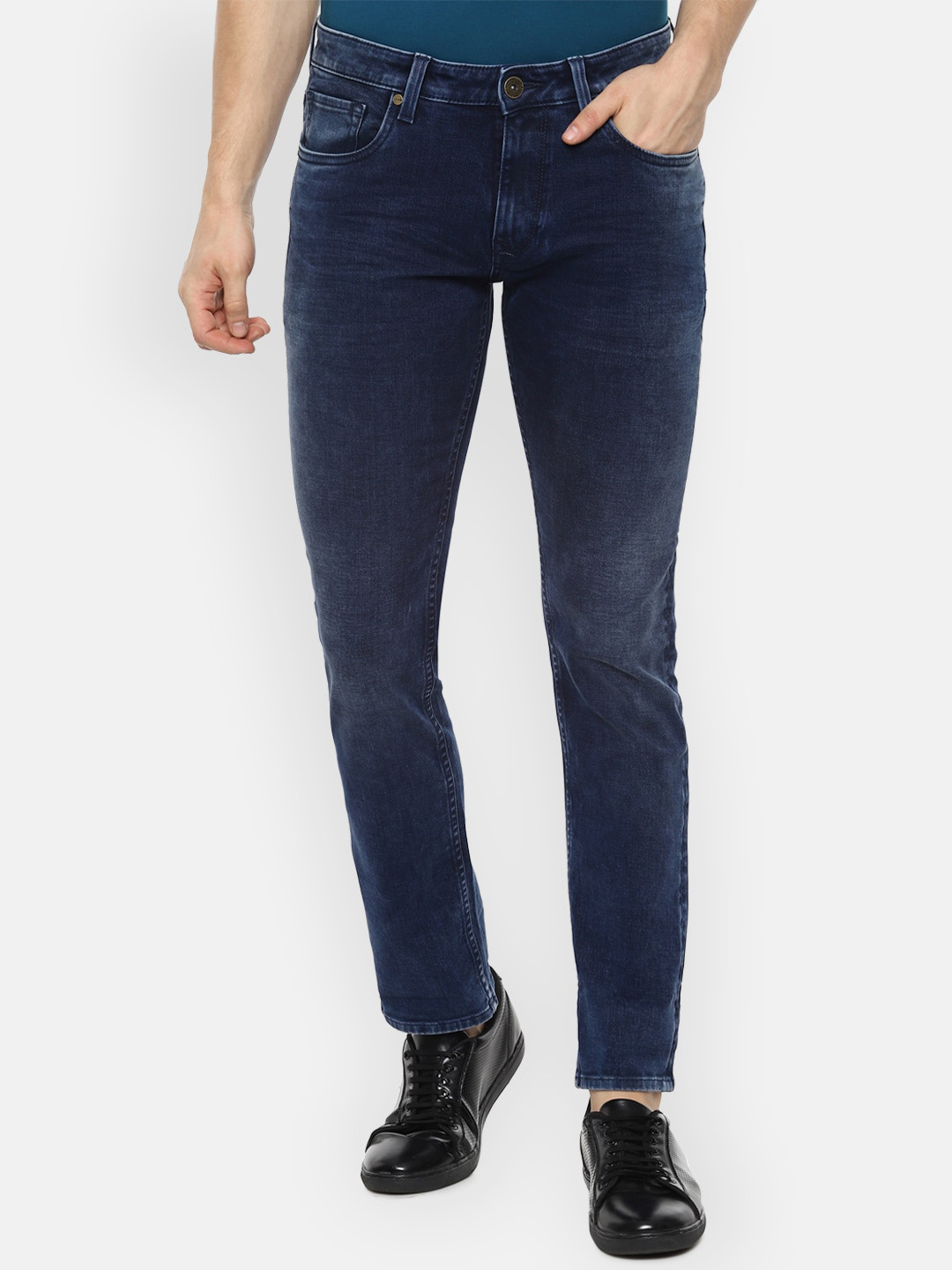 

Louis Philippe Jeans Men Navy Blue Jeans