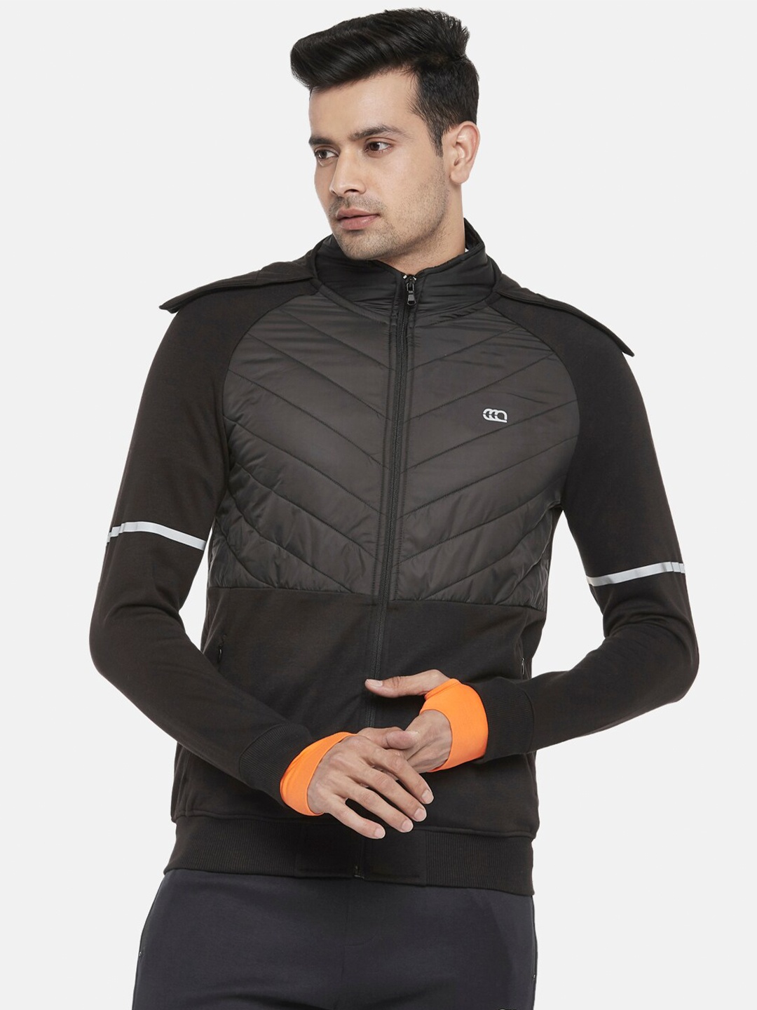 

Ajile by Pantaloons Men Black Sweatshirt