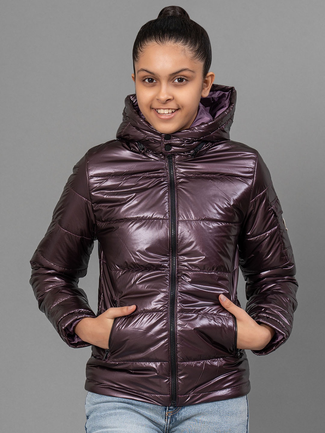 

Mode by Red Tape Girls Coffee Brown Padded Jacket