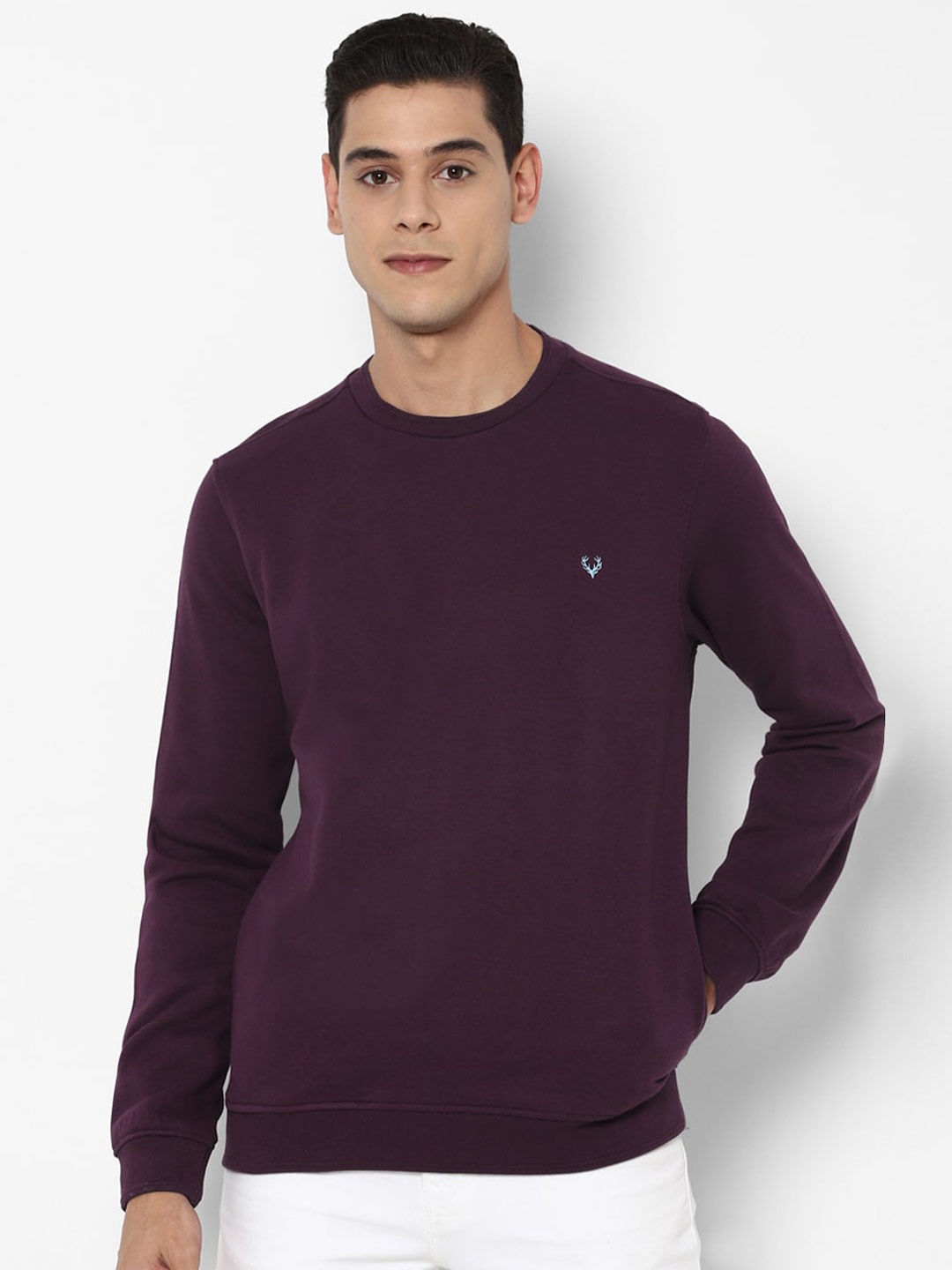 

Allen Solly Sport Men Purple Sweatshirt