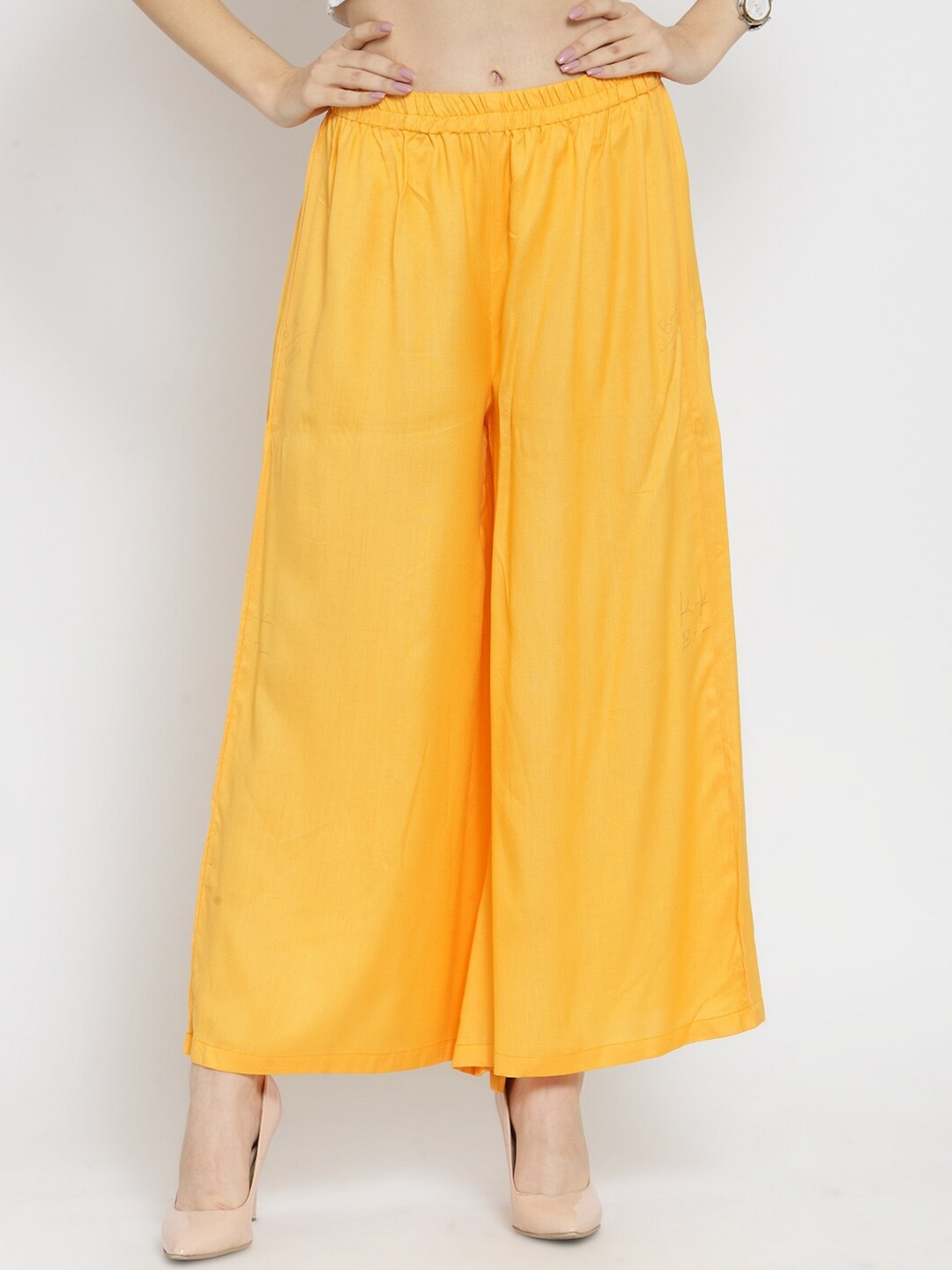 

Enchanted Drapes Women Yellow Palazzos