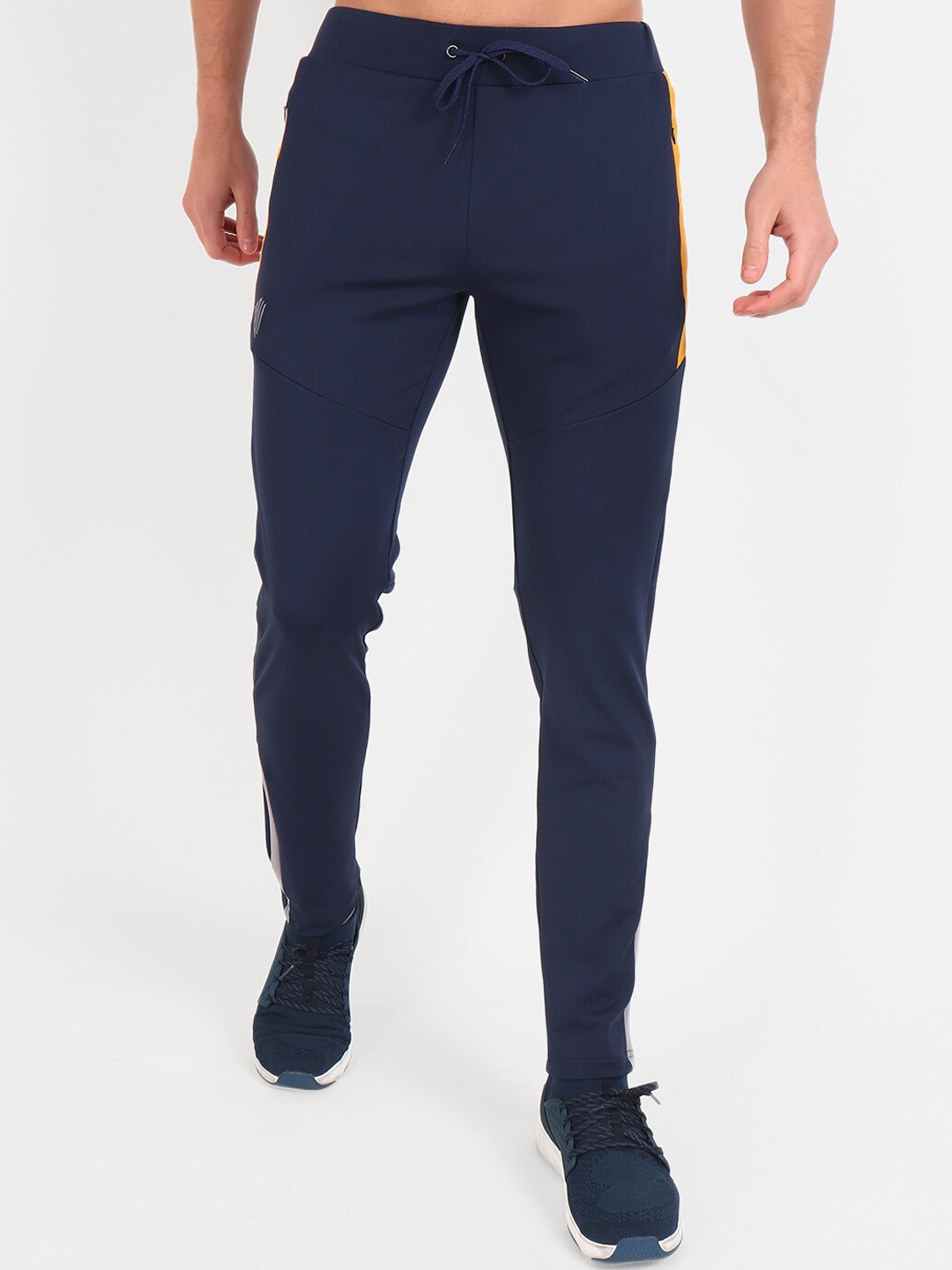 

VEGA Men Navy Blue Solid Slim Fit Track Pants