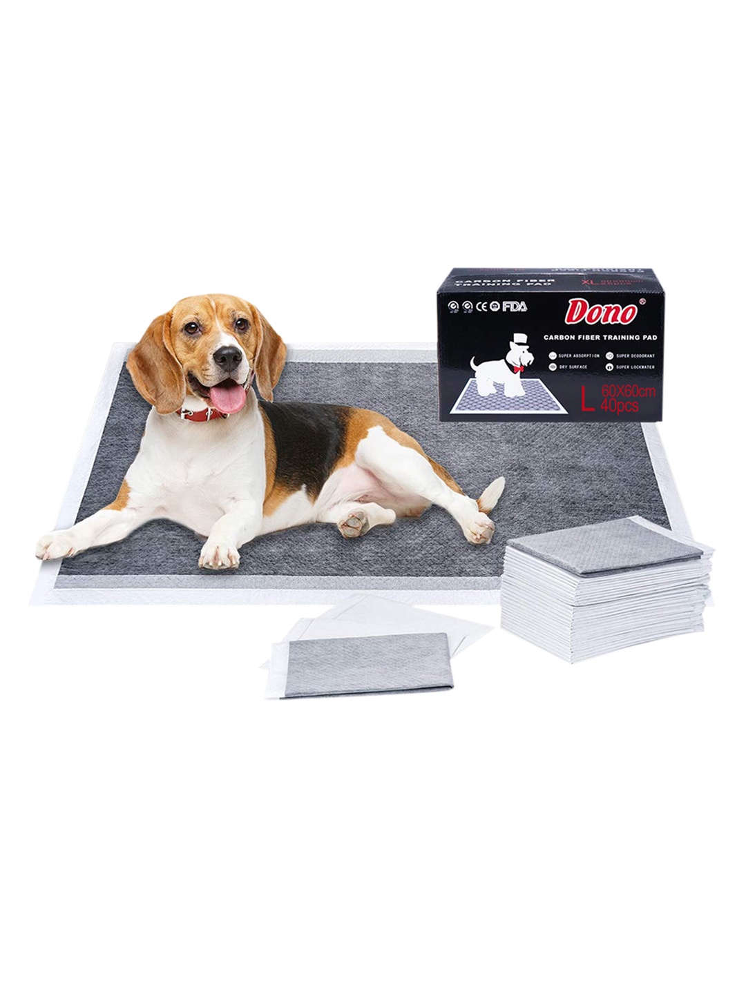 

Emily pets Set Of 50 White Disposable Training Pads