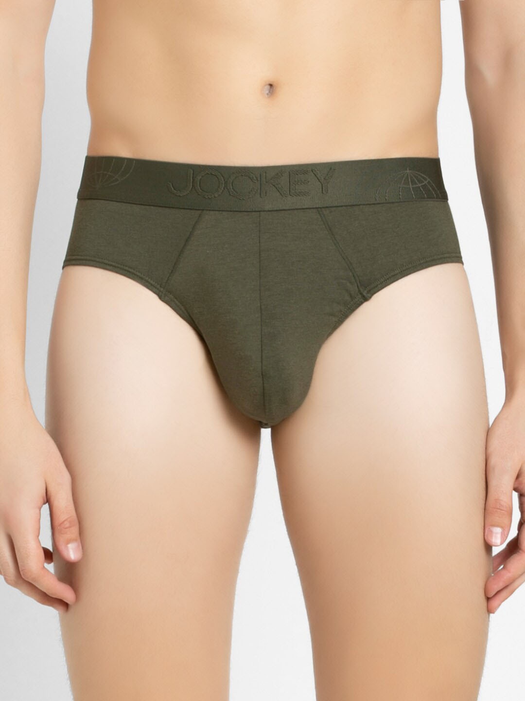 

Jockey Men Stretch Solid Brief with Ultrasoft Waistband IC24, Green