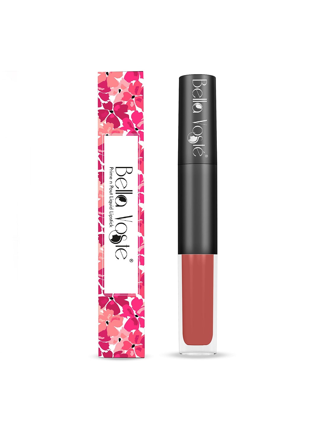 

Bella Voste Prime & Pout Liquid Lipstick & Lip Primer- Bitter Sweet, Red