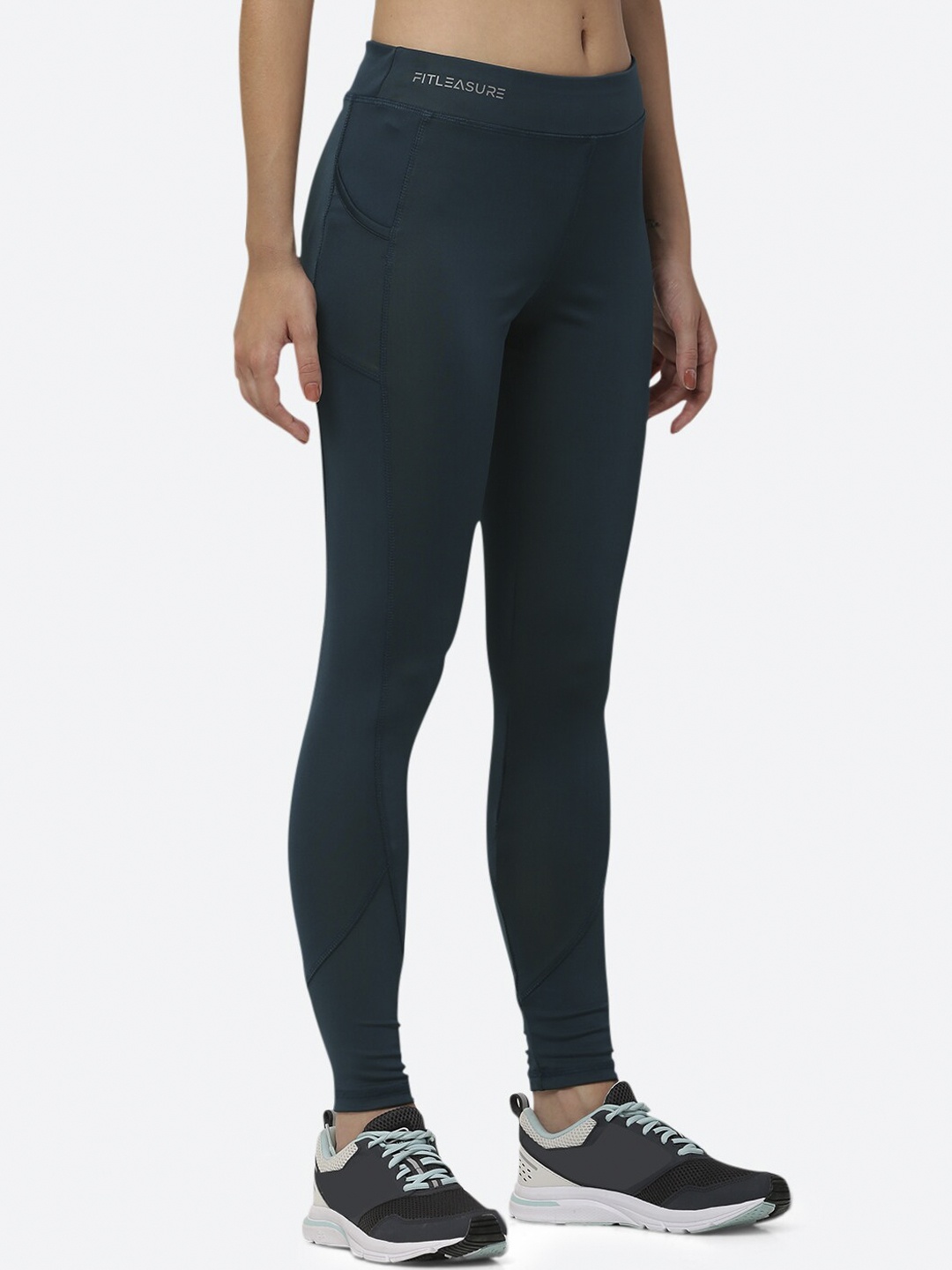 

FITLEASURE Green Luxe Gym Training & Workout Tights