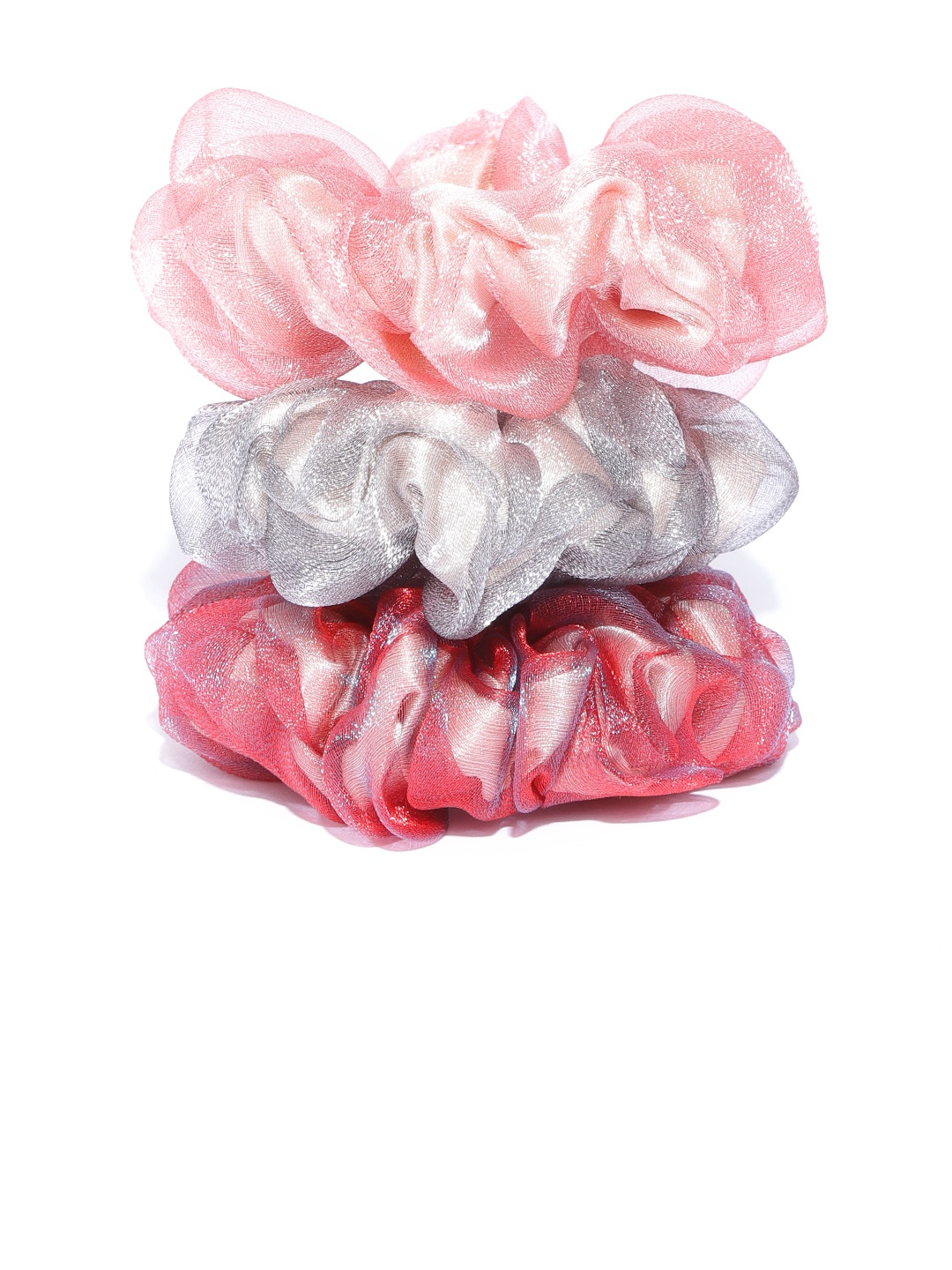 

Blueberry Women Set of 3 Scrunchies, Pink