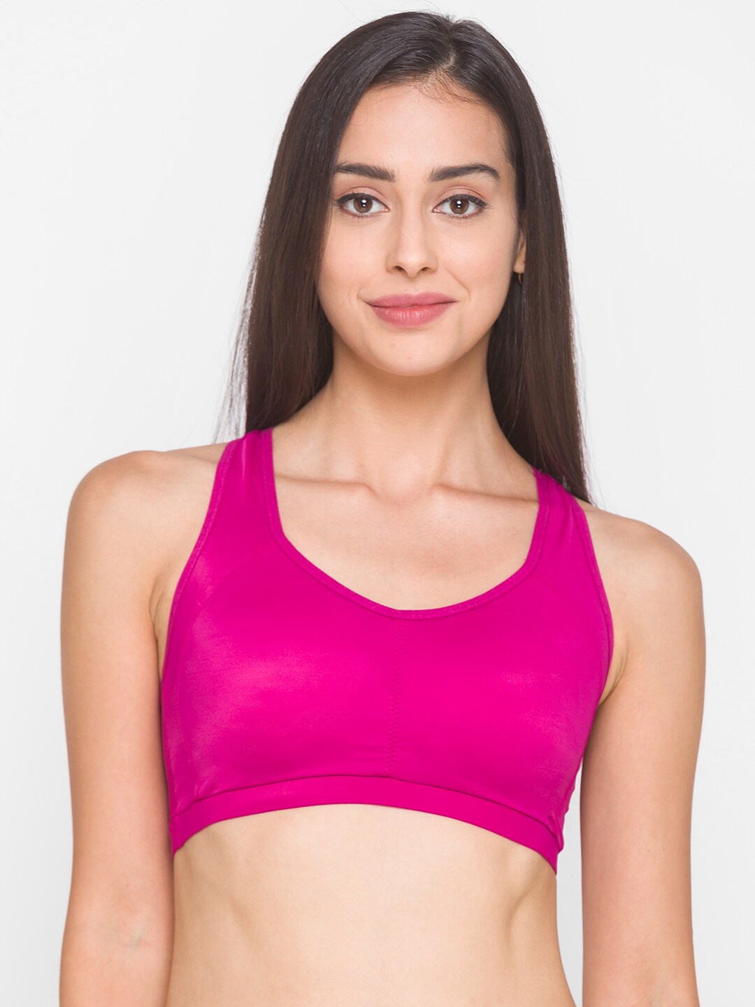 

Candyskin Pink Solid Padded Everyday Sports Bra