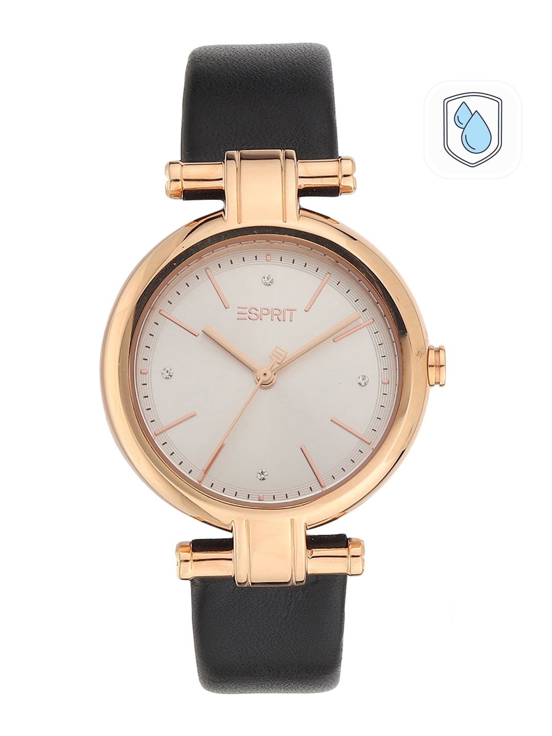 

ESPRIT Women Rose Gold-Toned Dial Stainless Steel Straps Analogue Watch ES1L268L0035