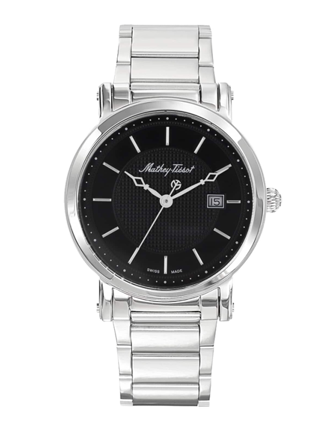 

Mathey-Tissot Swiss Made Men Black Brass Dial Analogue Watch HB611251MAN