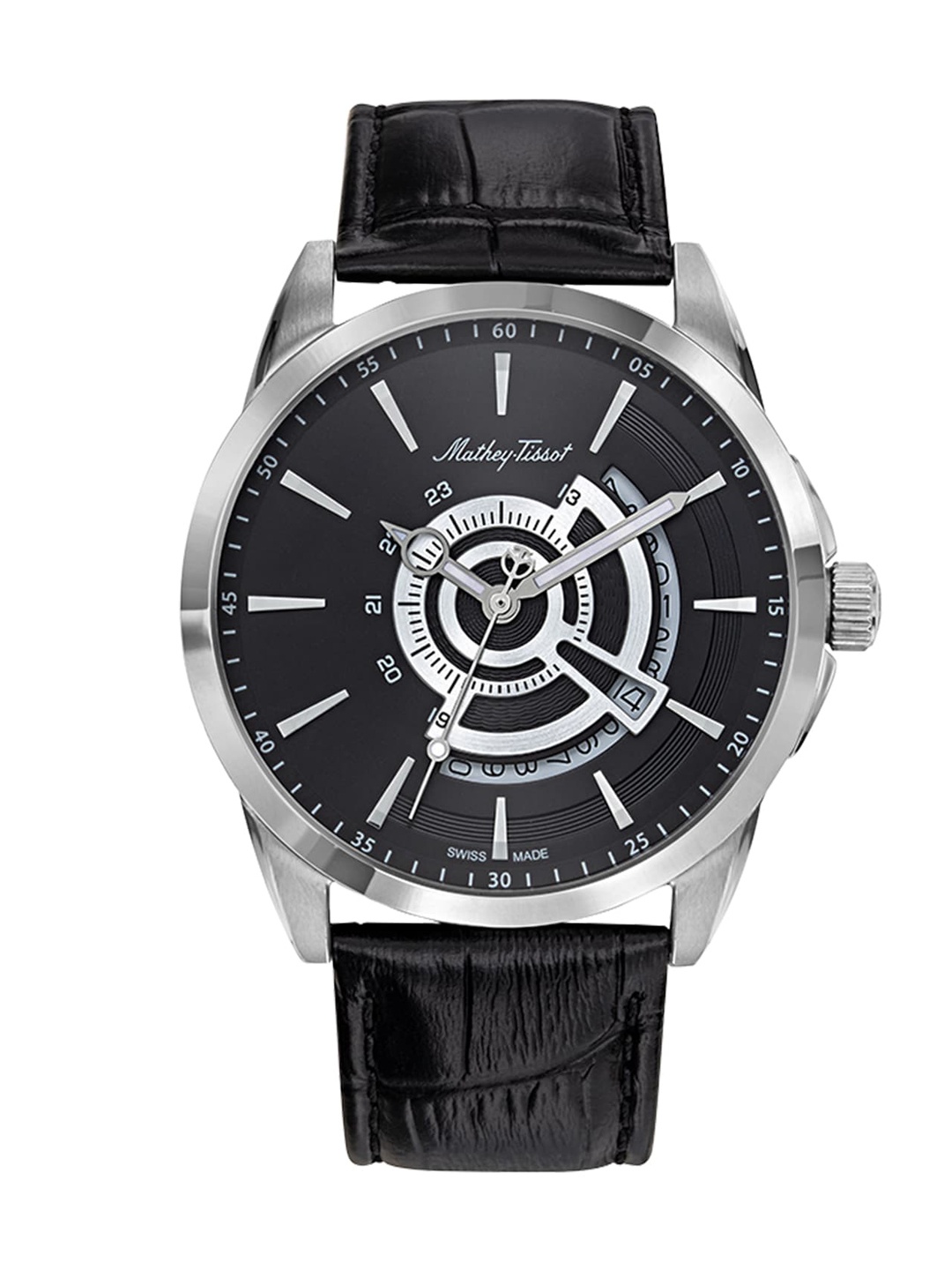 

Mathey-Tissot Swiss Made Analog Black Dial Men's Watch - H711AN