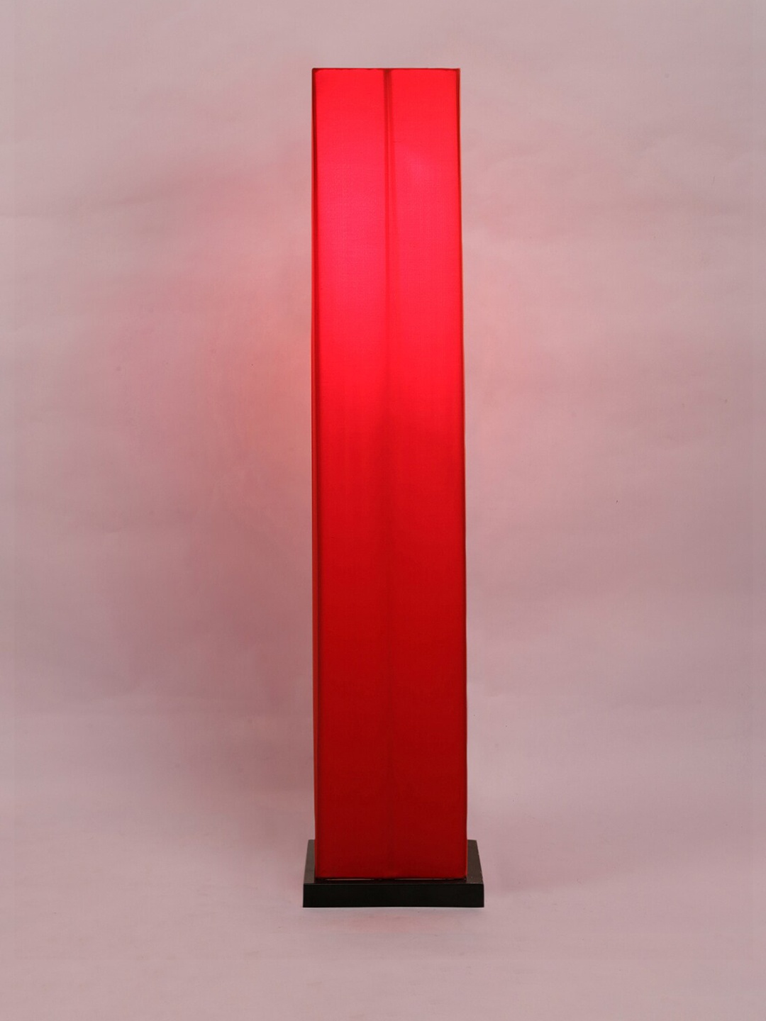 

Devansh Red Cotton Square Contemporary Iron Floor Lamp