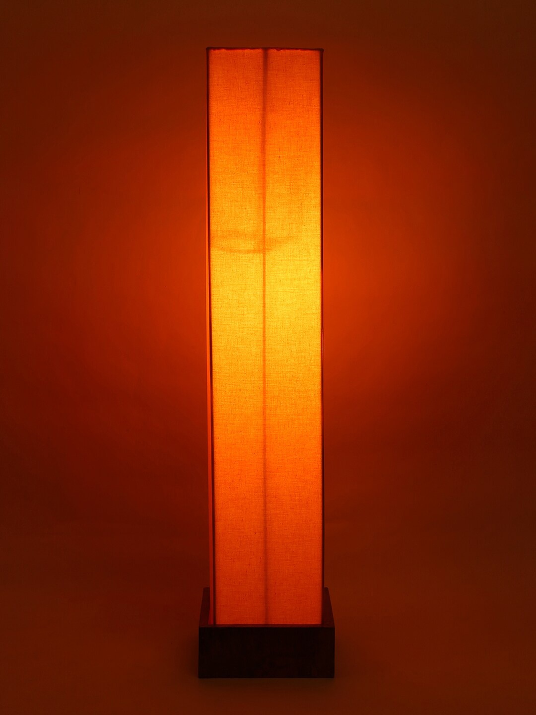 

Devansh Yellow Contemporary Cotton Square Floor Lamp