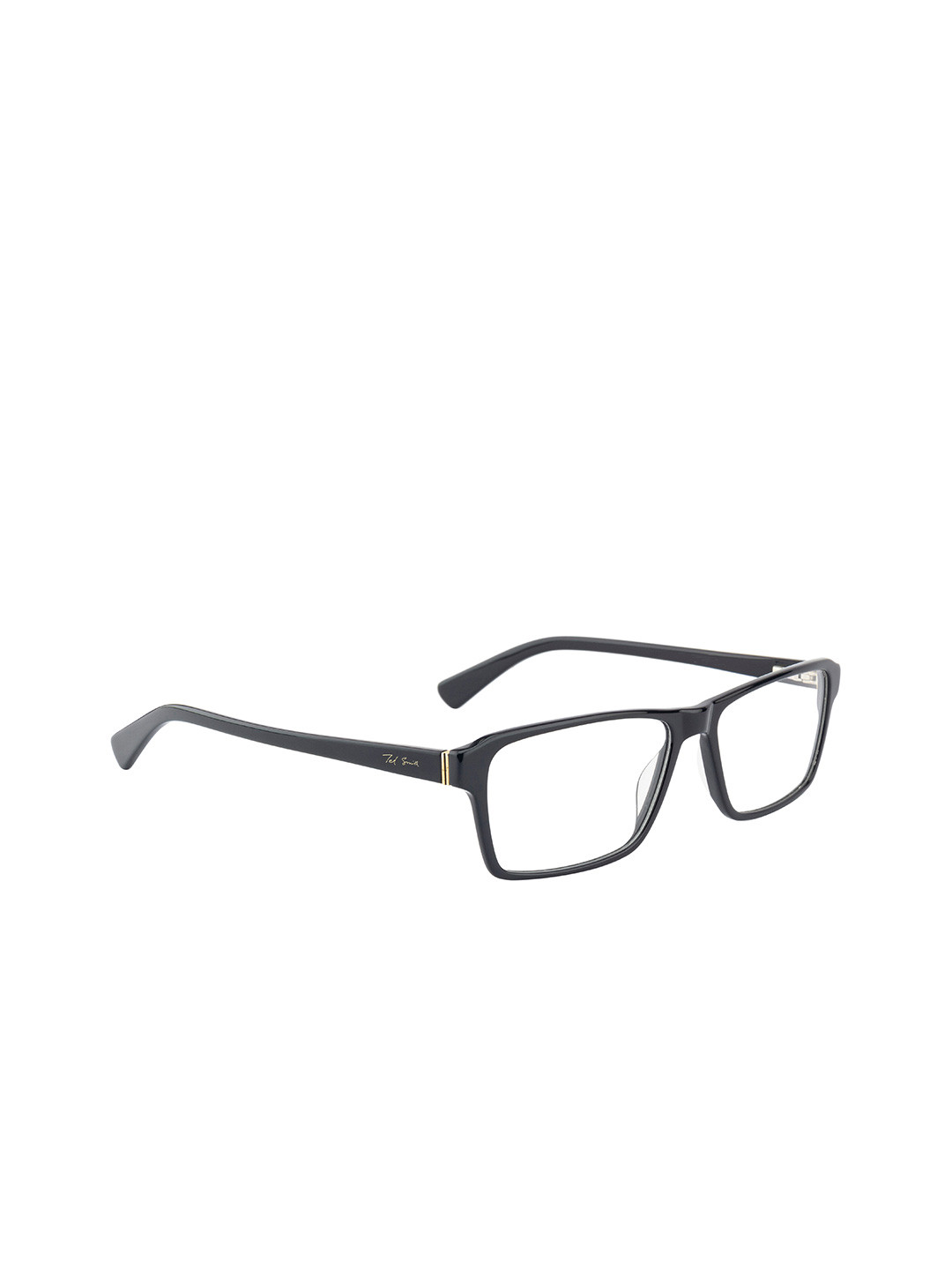 

Ted Smith Unisex Black Full Rim Rectangle Frames