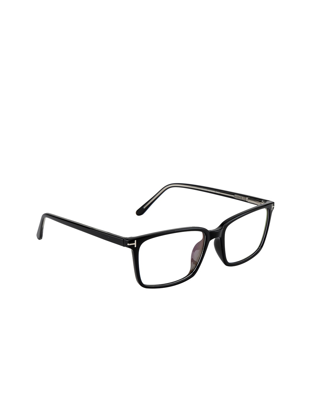 

Ted Smith Unisex Black Full Rim Wayfarer Frames