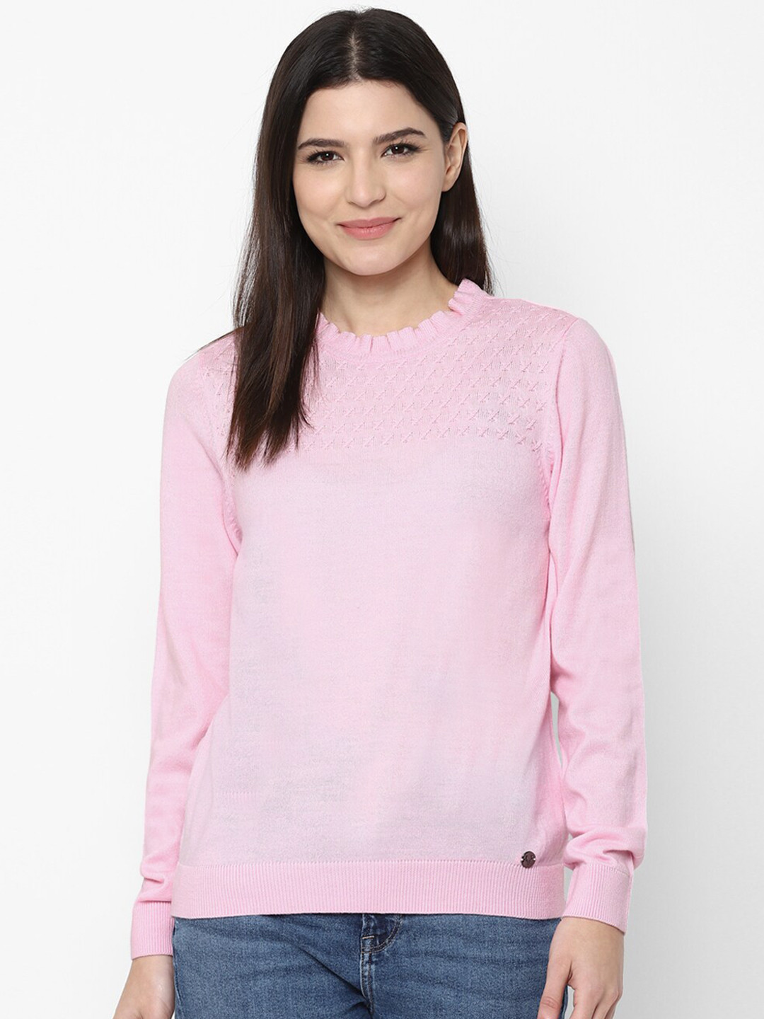 

Allen Solly Woman Women Pink Sweater Vest