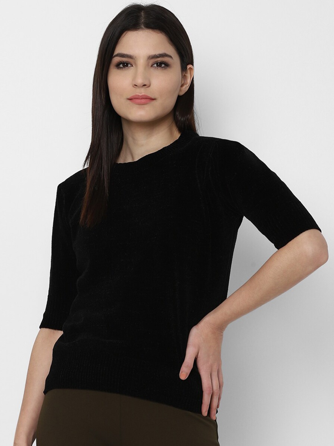 

Allen Solly Woman Women Black Pullover