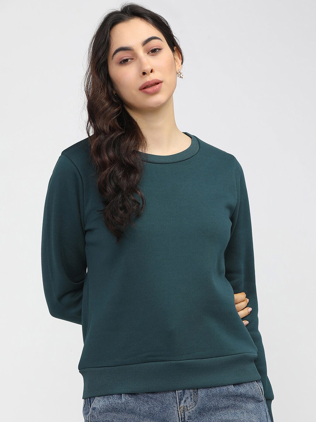 

Tokyo Talkies Women Blue Sweatshirt