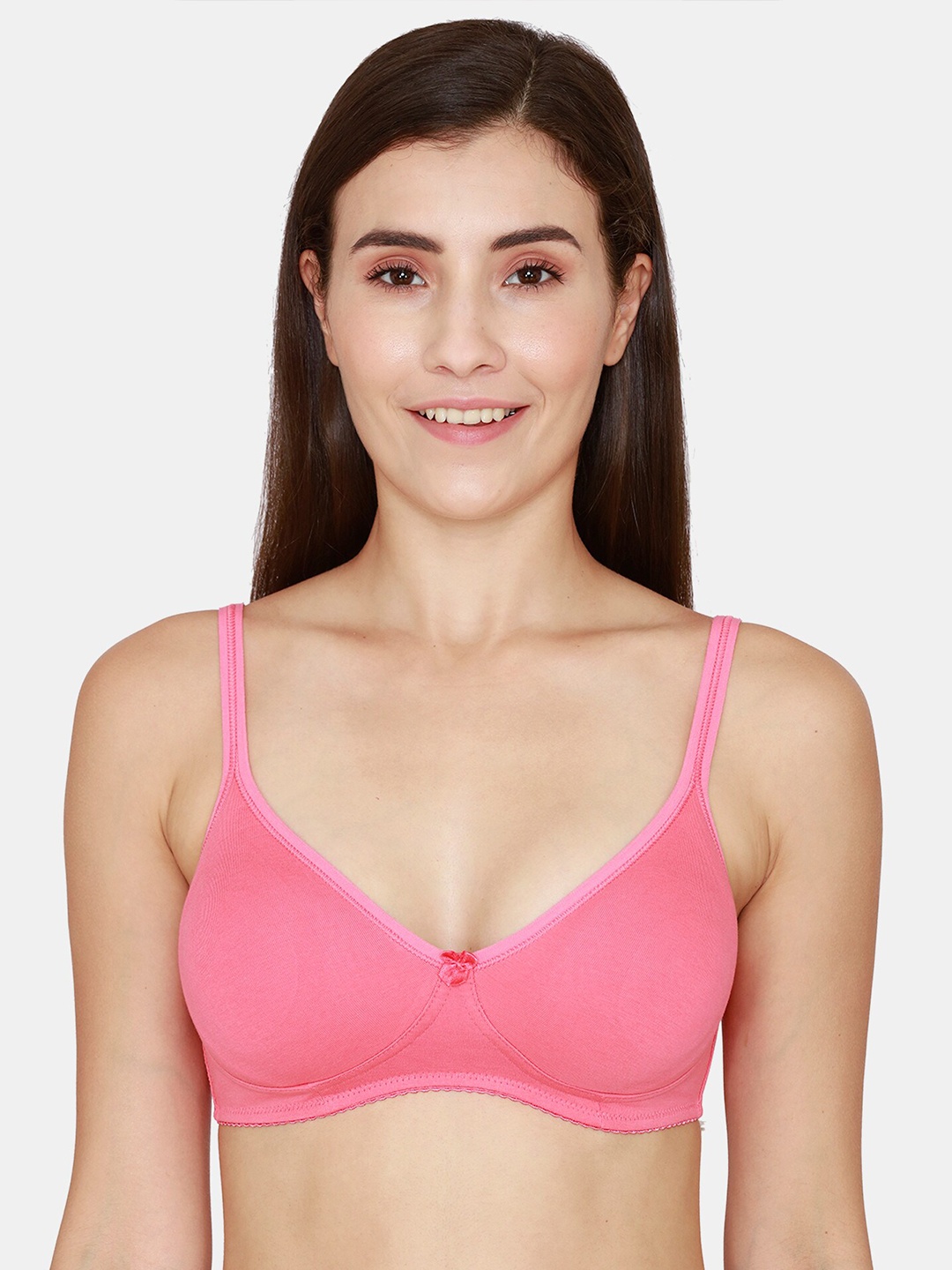 

Zivame Pink Cotton T-shirt Bra