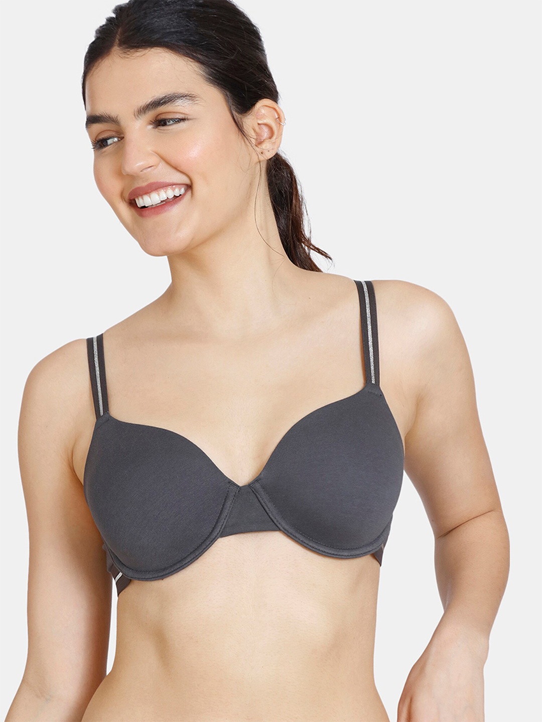 

Zivame Black Bra Underwired Lightly Padded