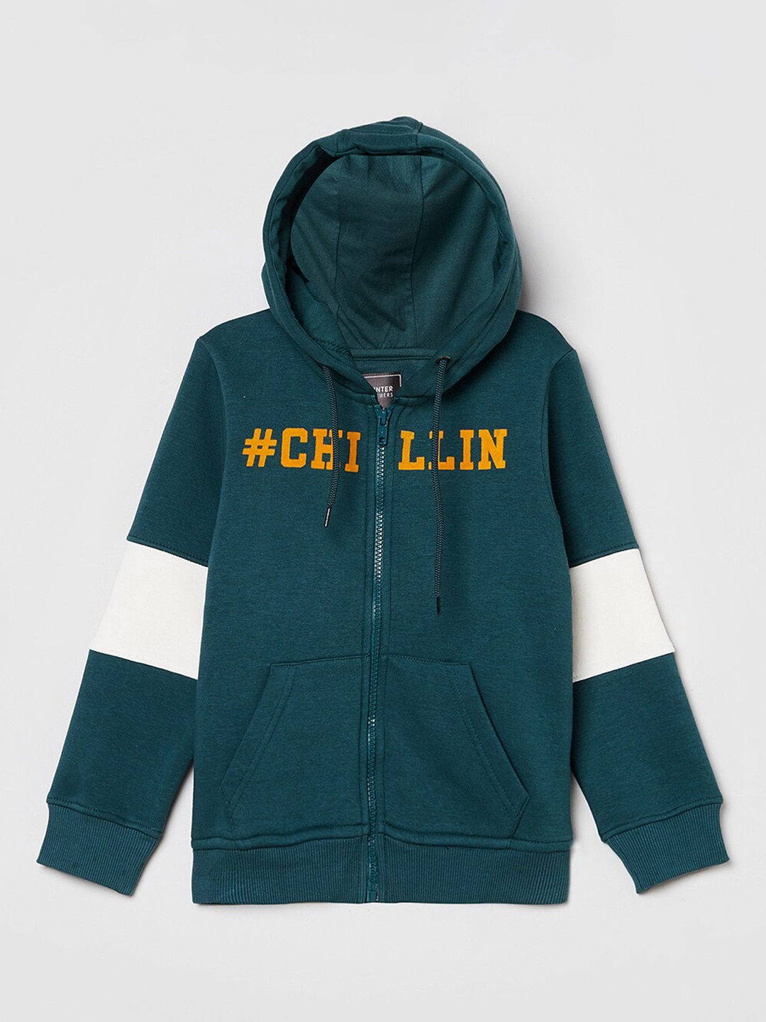 

max Boys Teal Printed Sweatshirt