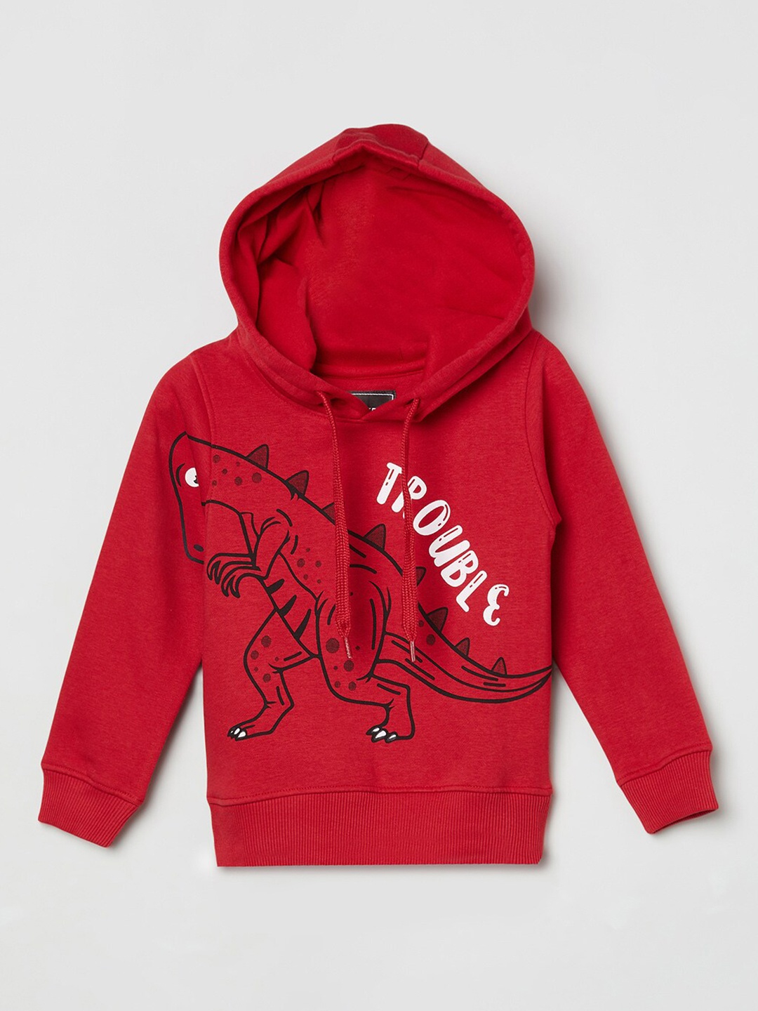 

max Boys Red Printed Sweatshirt