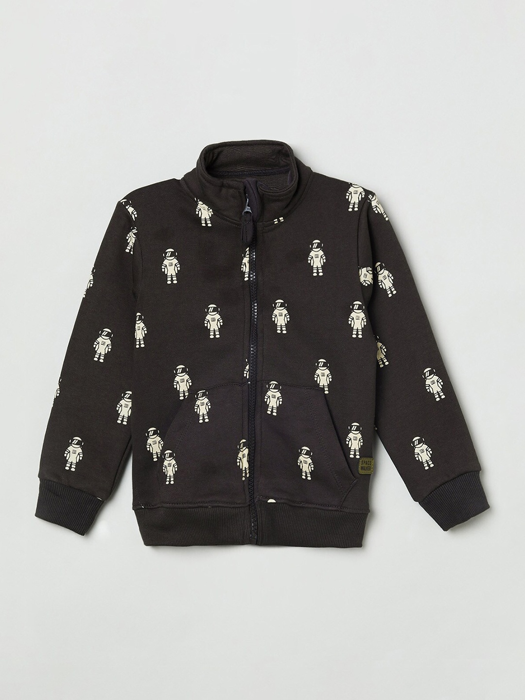 

max Boys Grey Printed Sweatshirt
